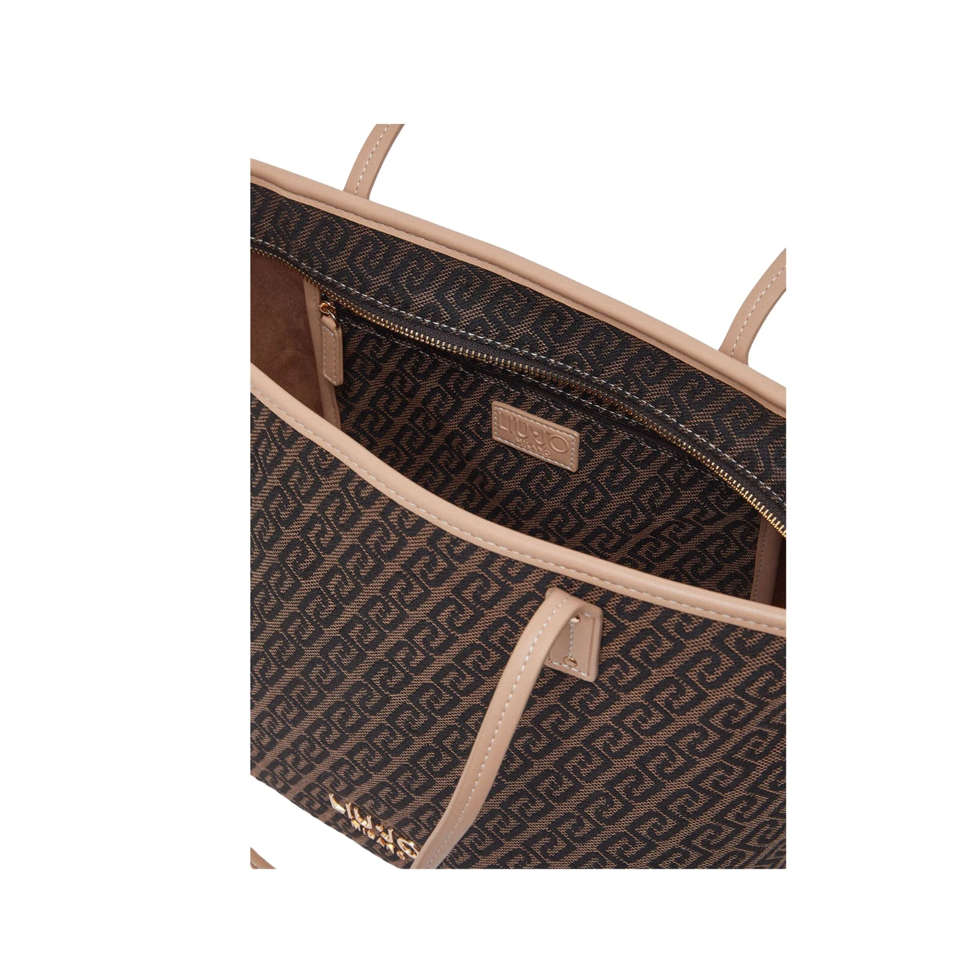 Borsa a spalla Donna in tessuto jacquard - Image 3