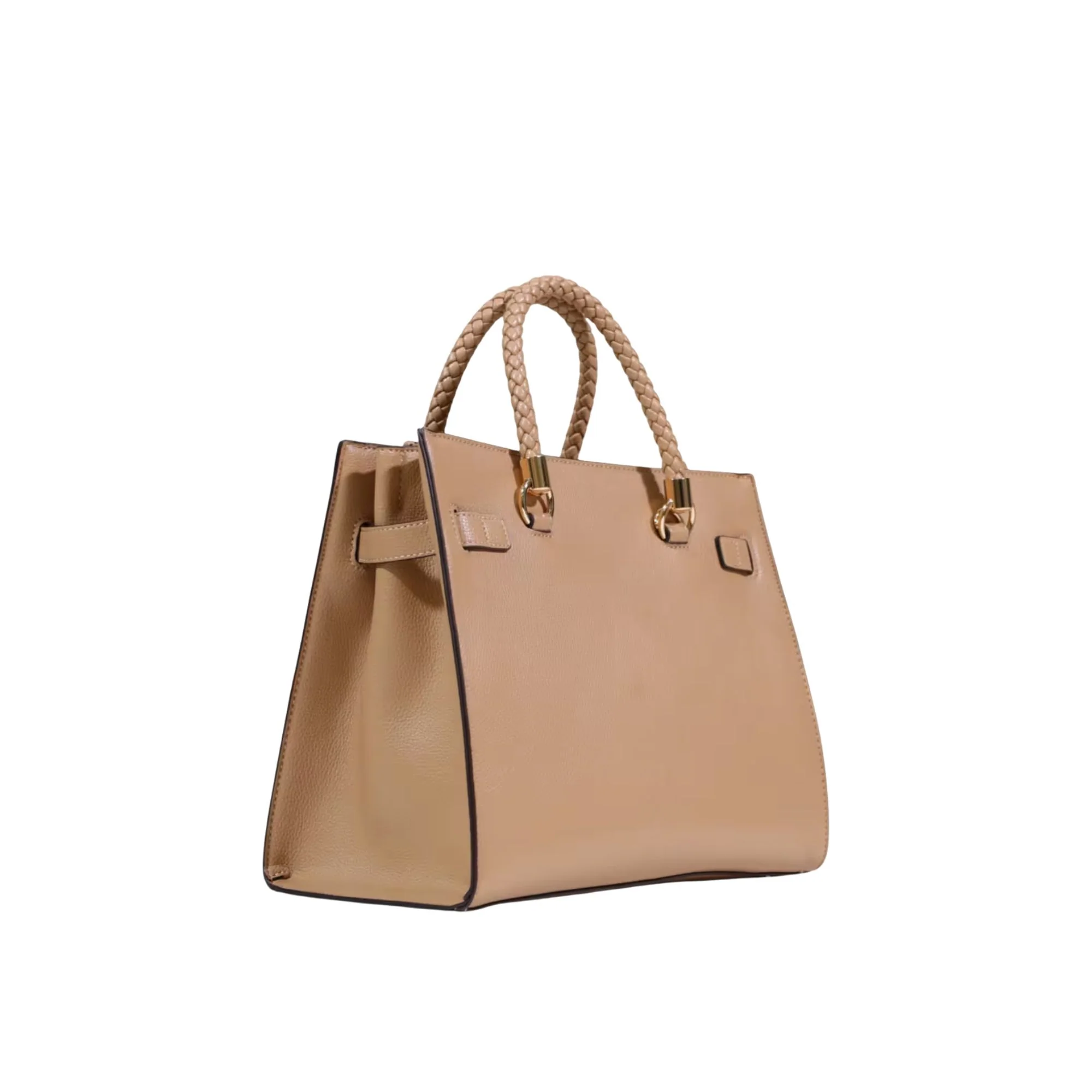 Borsa Donna satchel media con charms Marrone - Image 2
