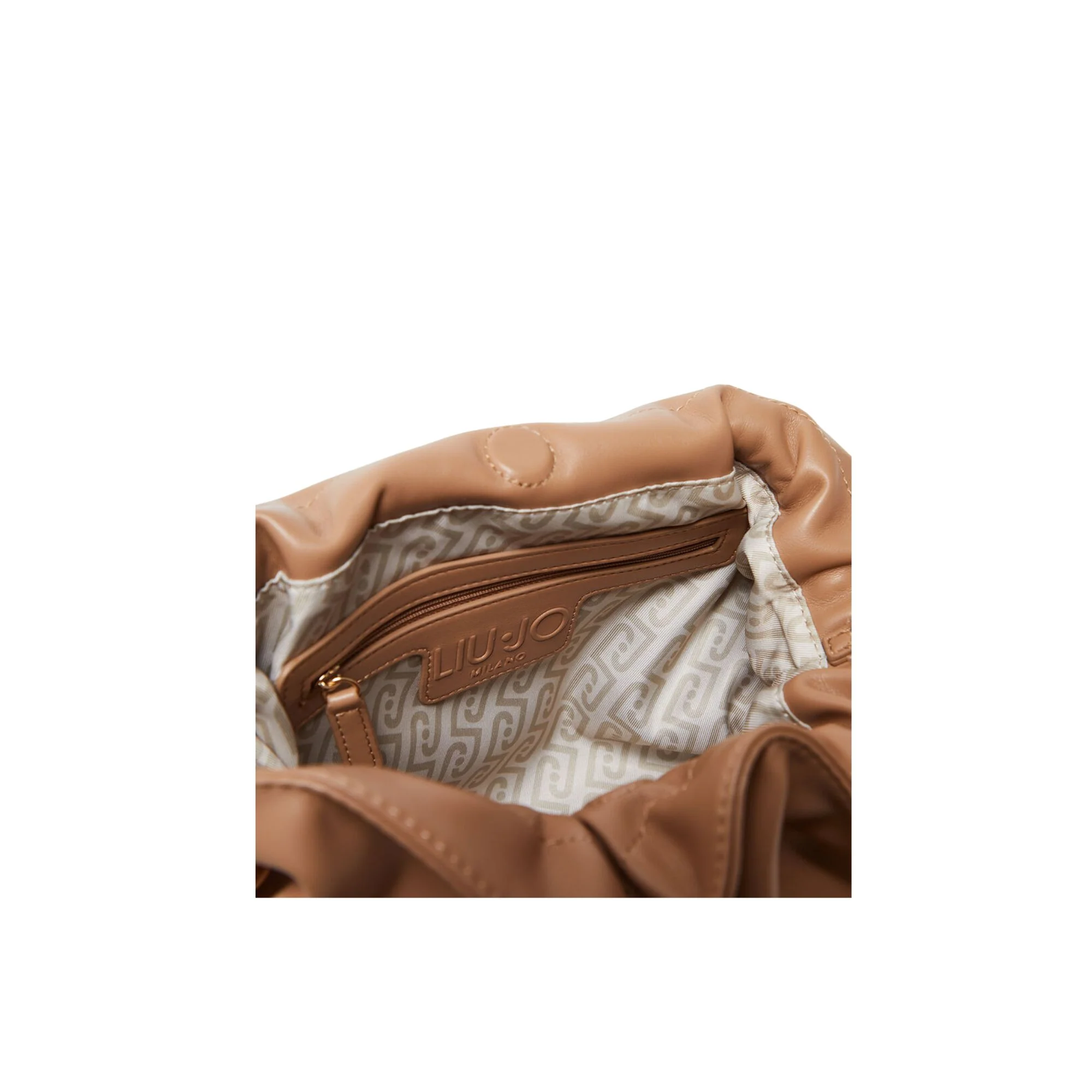 Borsa a spalla media Donna Riccy Marrone - Image 3
