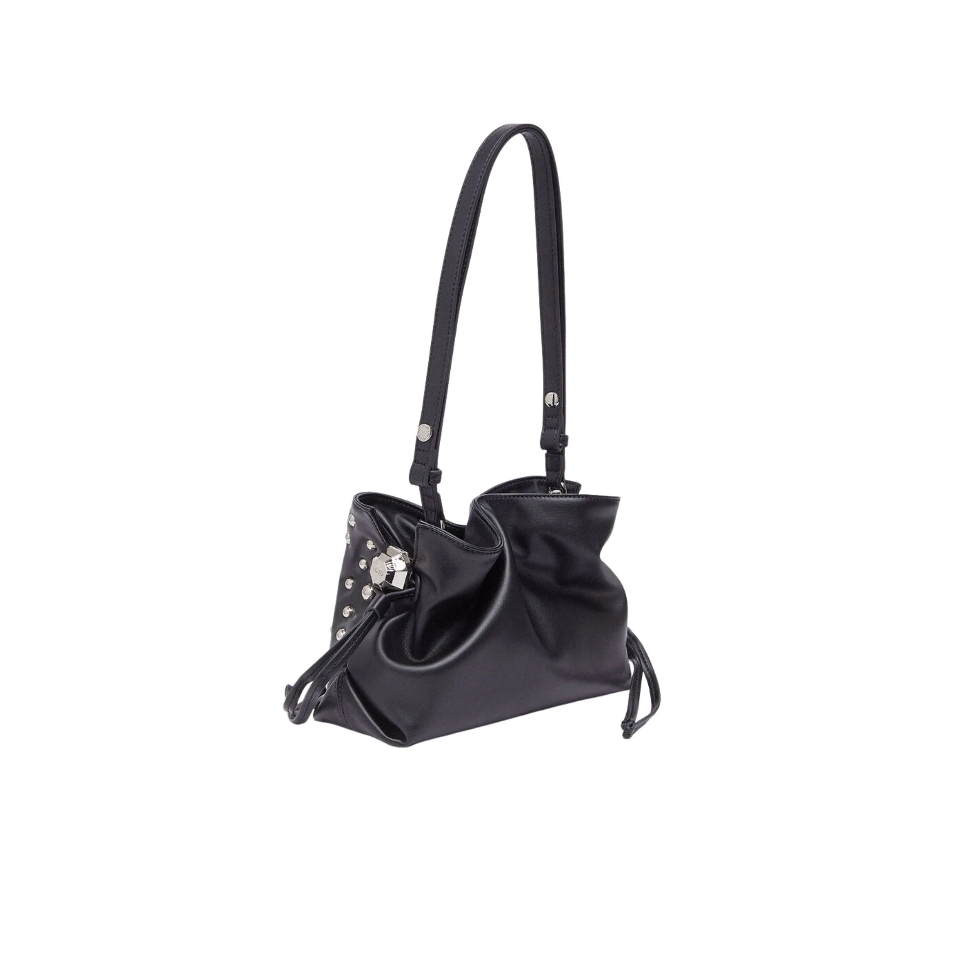 Borsa Donna Riccy piccola nera con borchie - Image 3