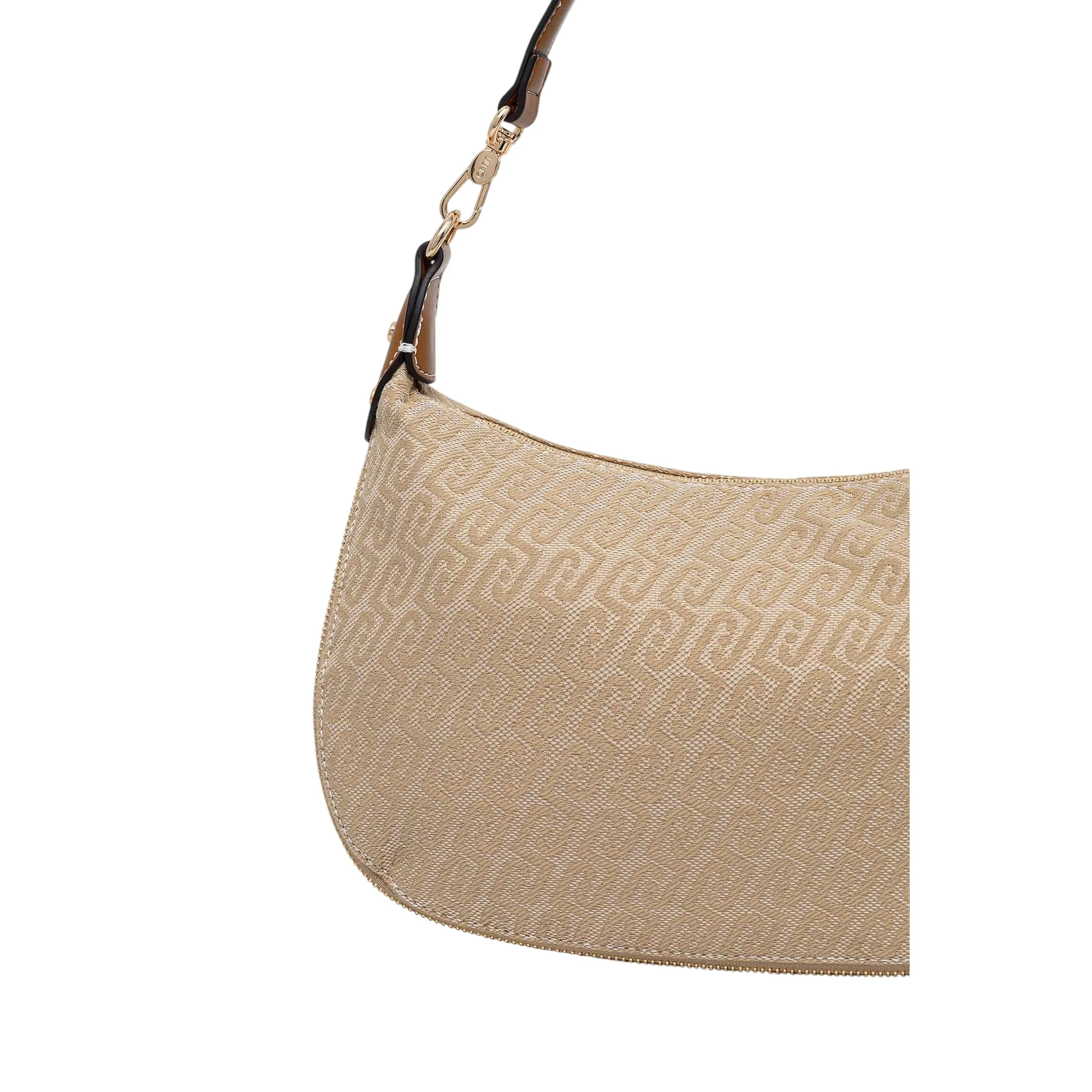 Borsa a mezza luna beige - Image 3