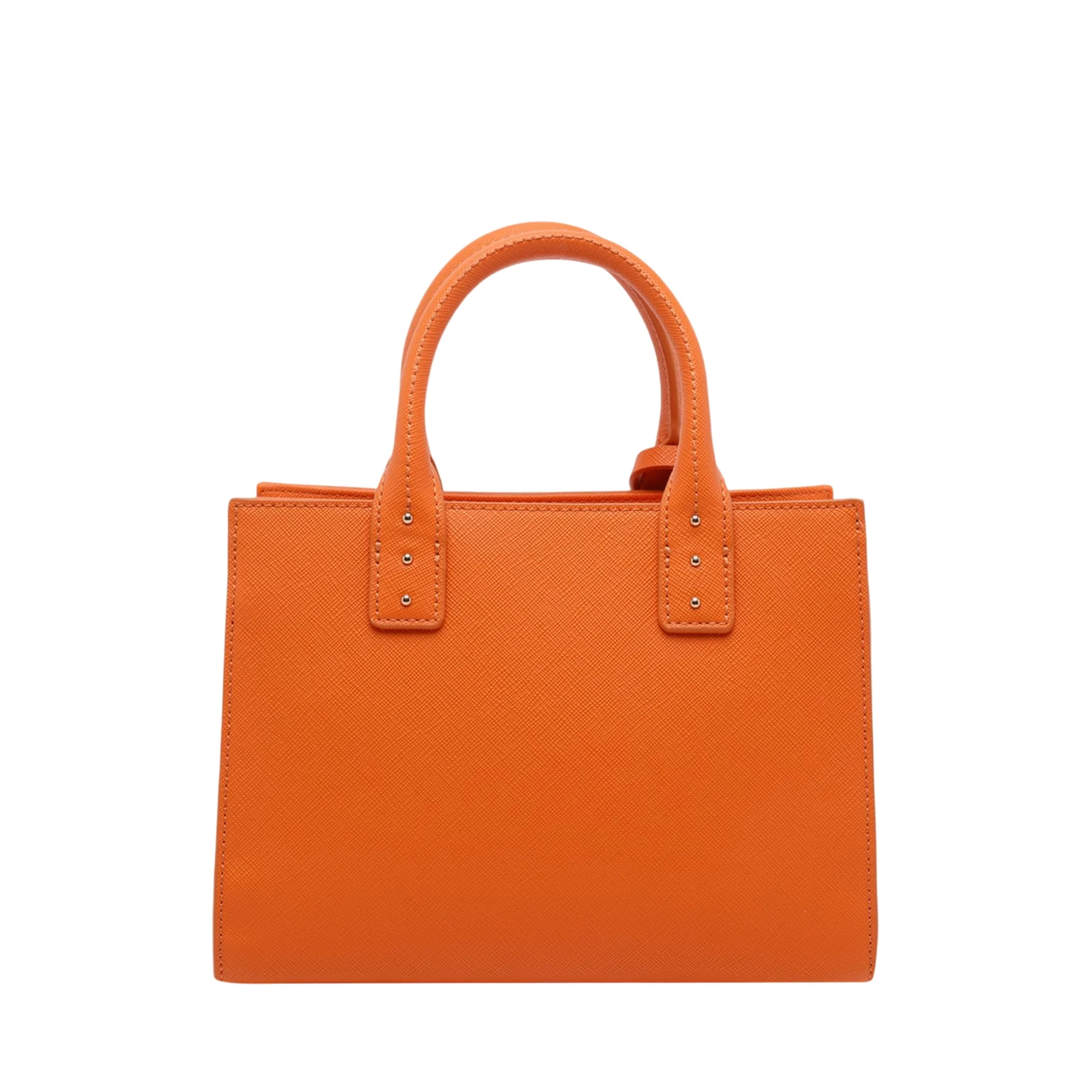 Borsa a mano arancione con tracolla - Image 3