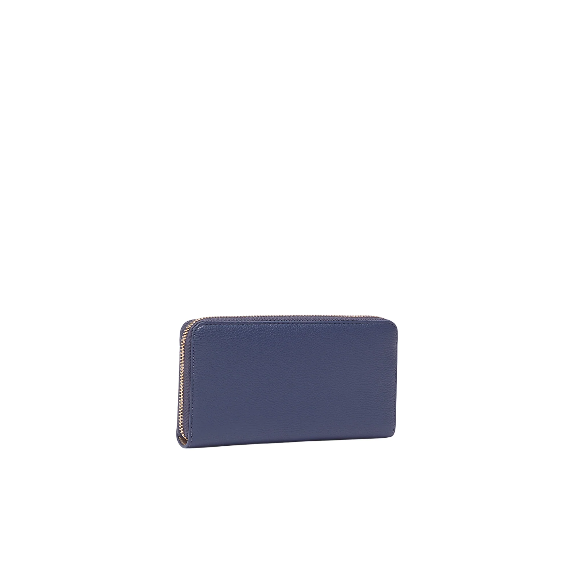 Portafoglio Donna grande con zip blu scuro - Image 2