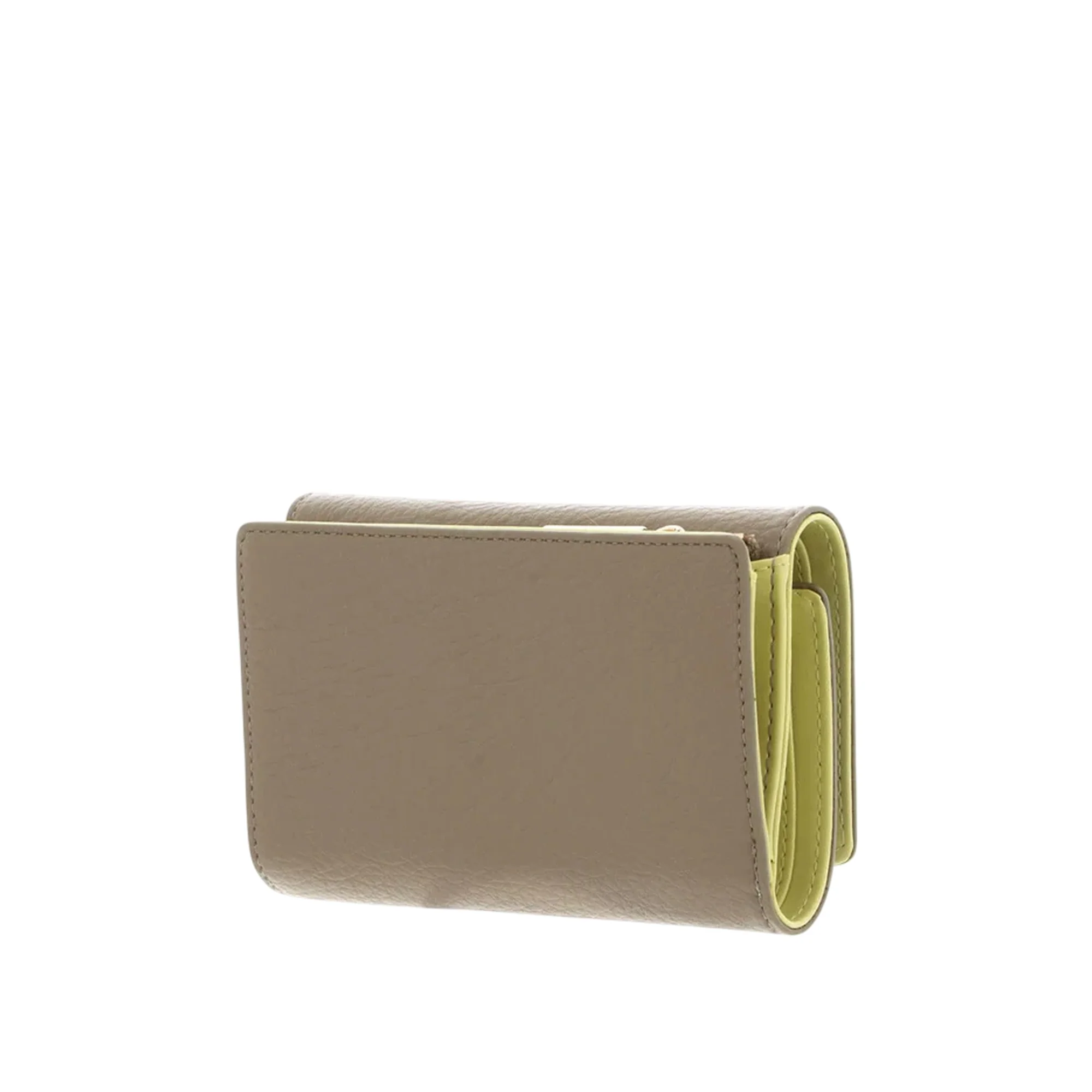 Portafoglio marrone con interni gialli - Image 2