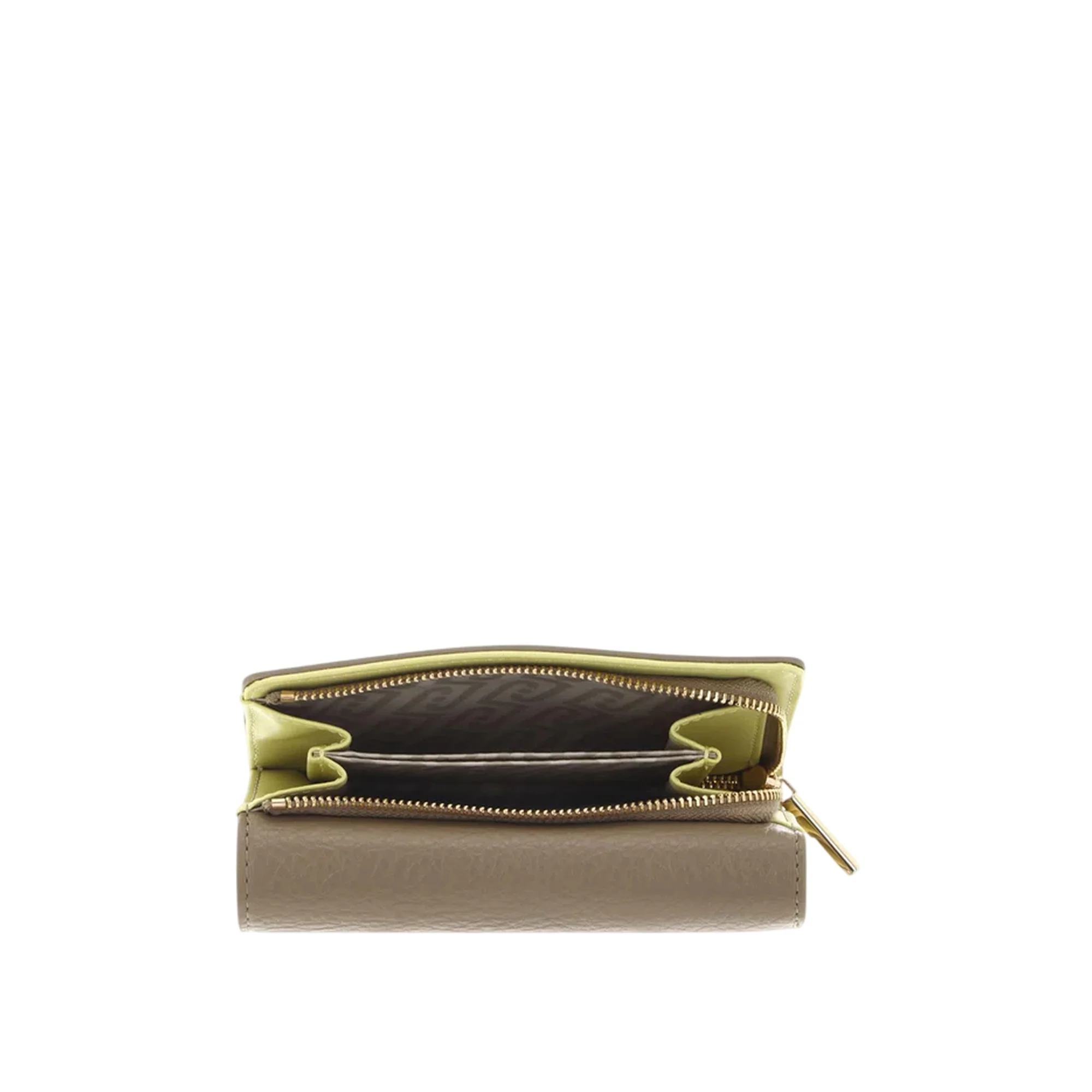 Portafoglio marrone con interni gialli - Image 3