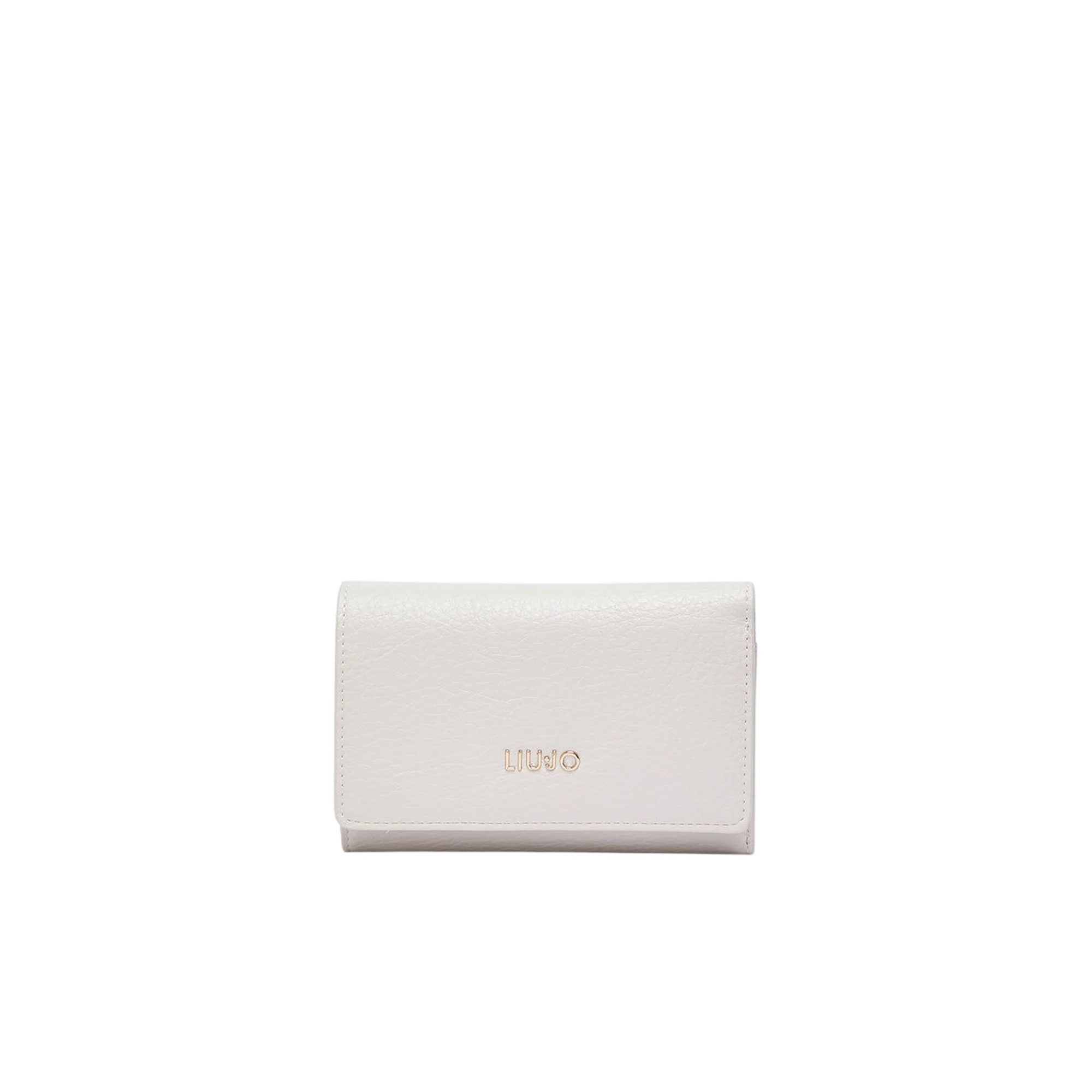 Portafoglio Donna con bottone magnetico Bianco