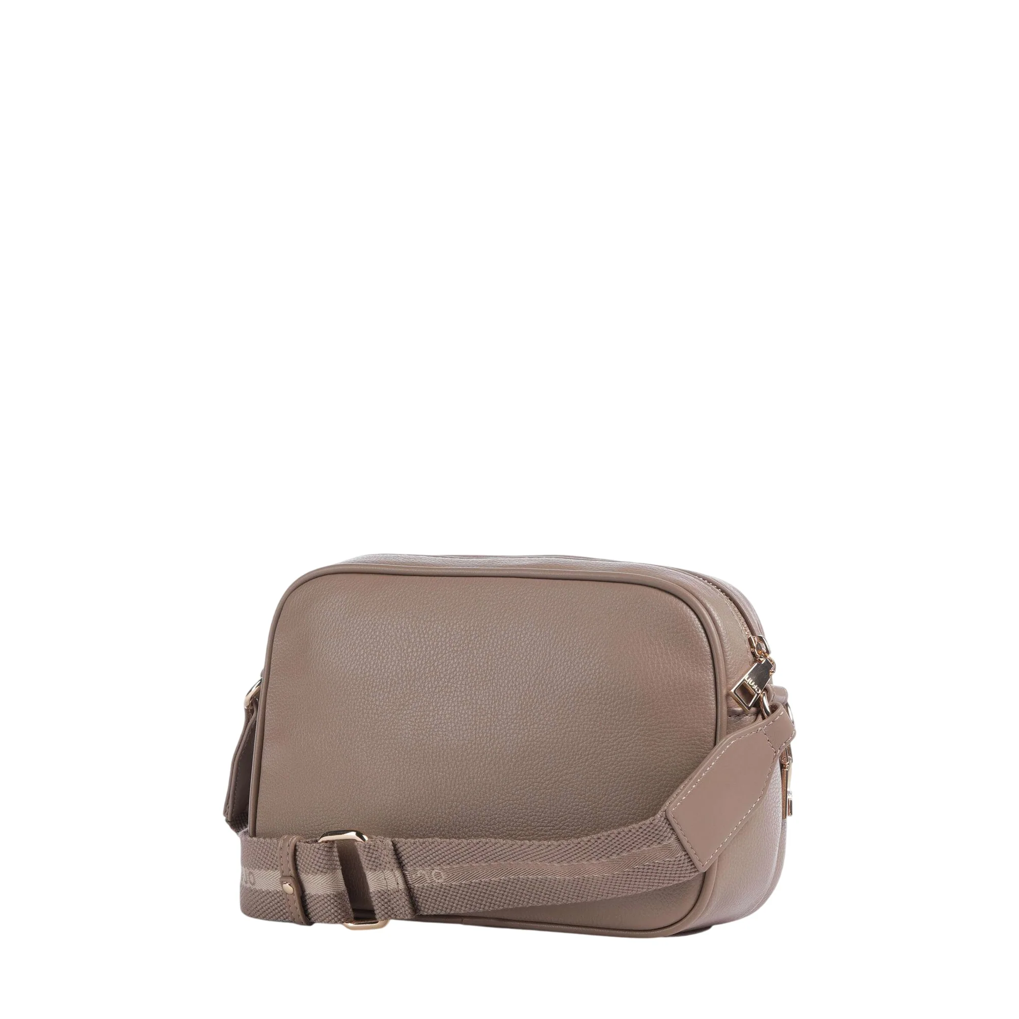 Borsa a tracolla mocha con finiture in metallo dorato - Image 2
