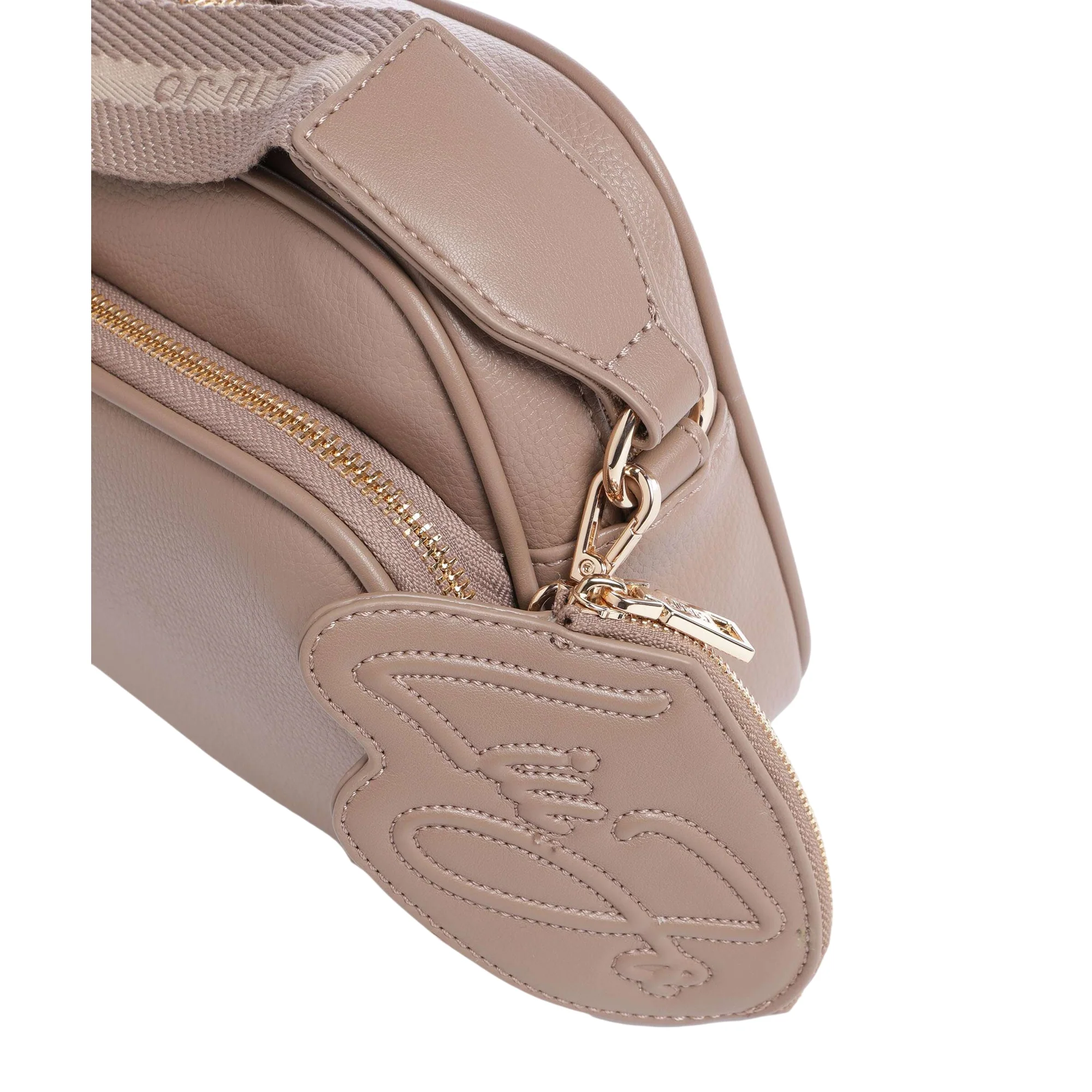 Borsa a tracolla mocha con finiture in metallo dorato - Image 4