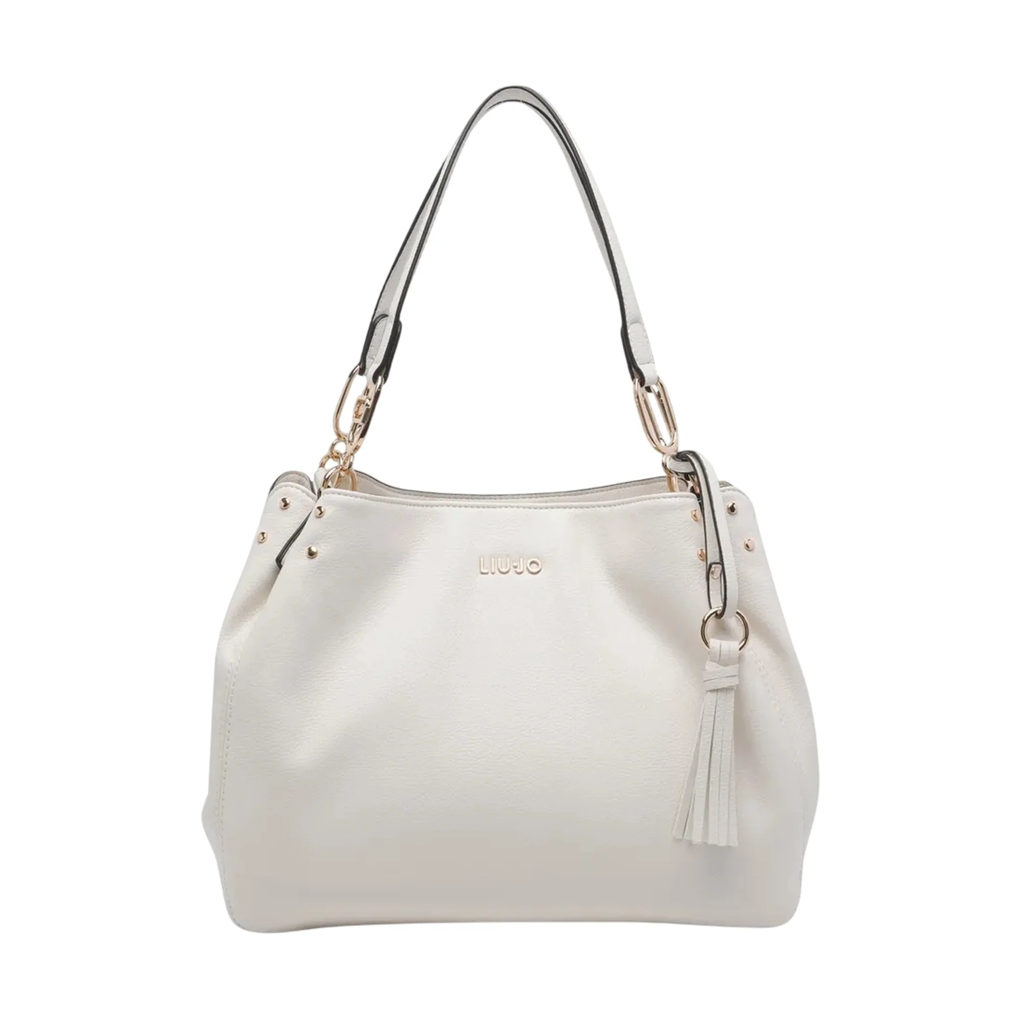Borsa Donna a spalla con charm con frange