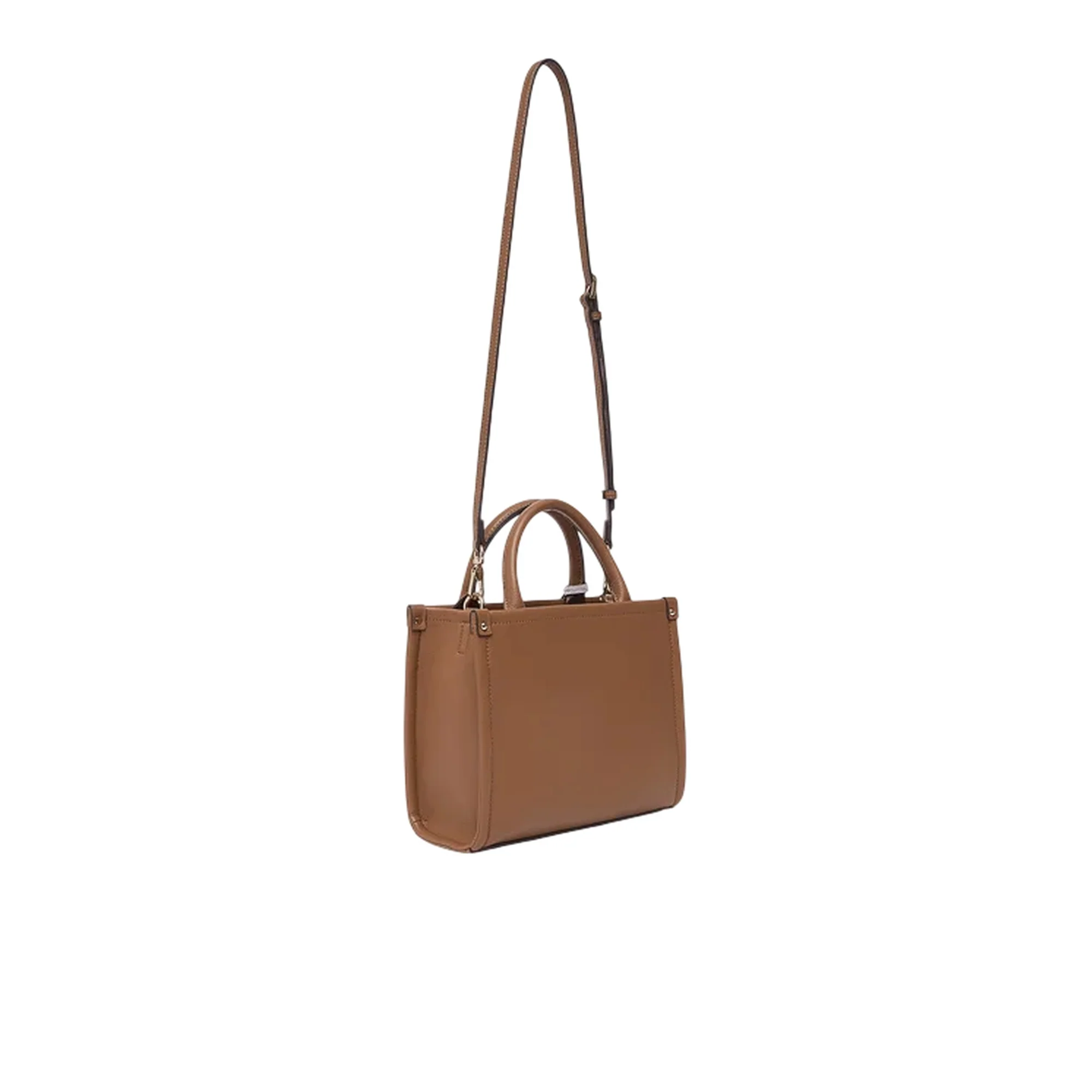 Borsa a mano marrone martellata - Image 3