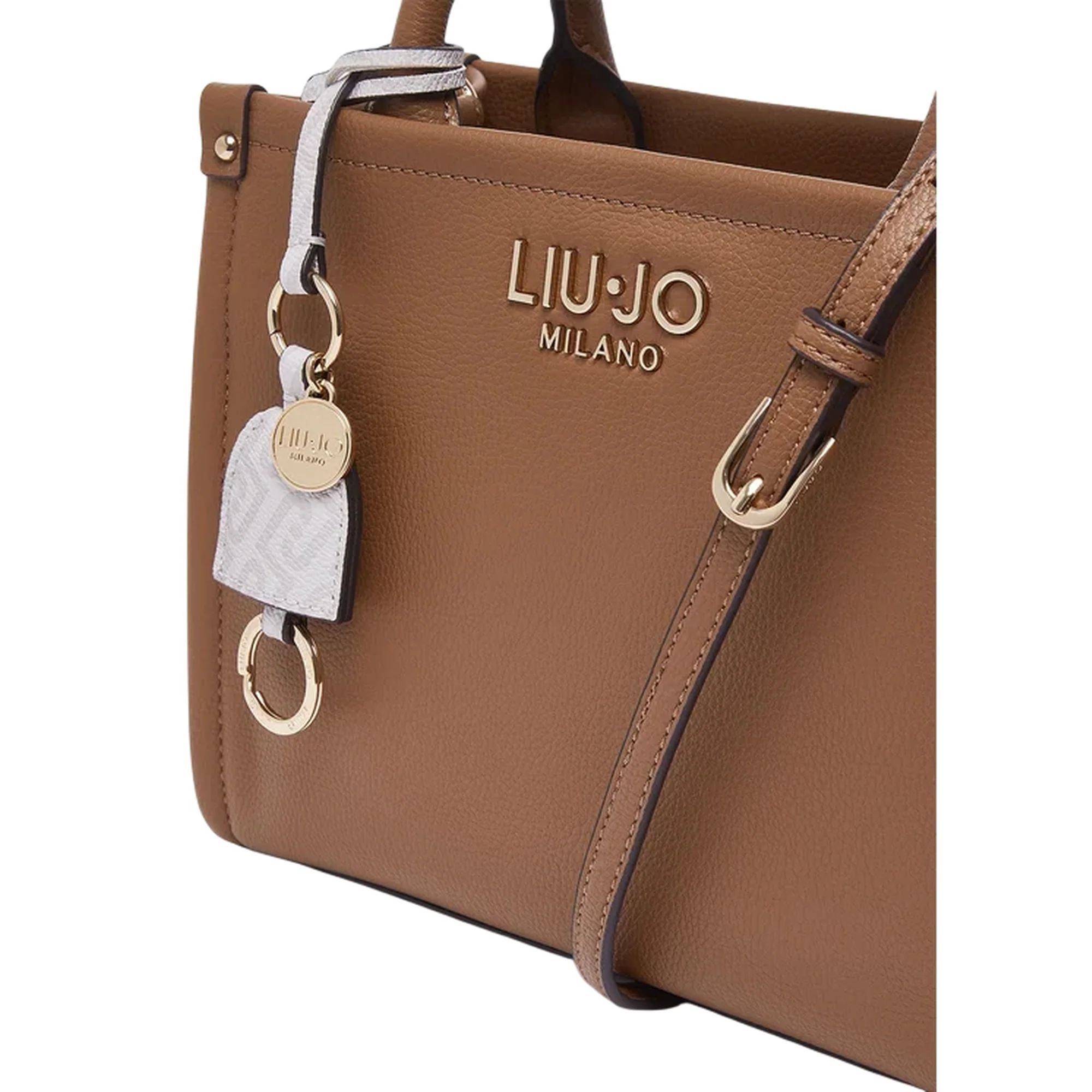 Borsa a mano marrone martellata - Image 5