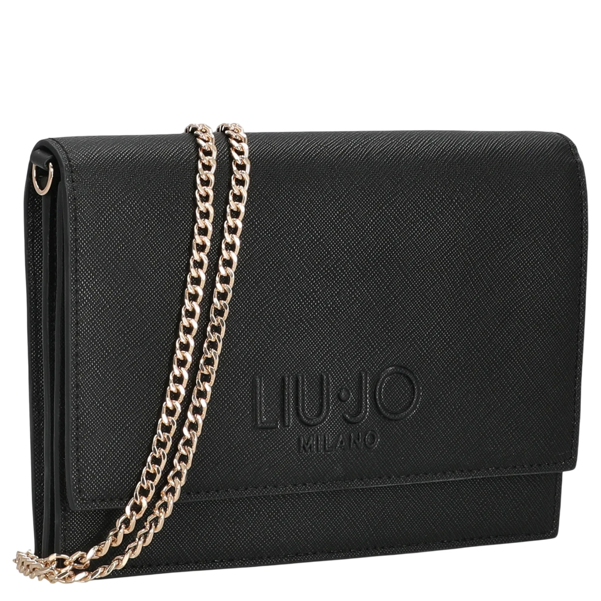 Borsa a tracolla Donna con catena Nero - Image 2