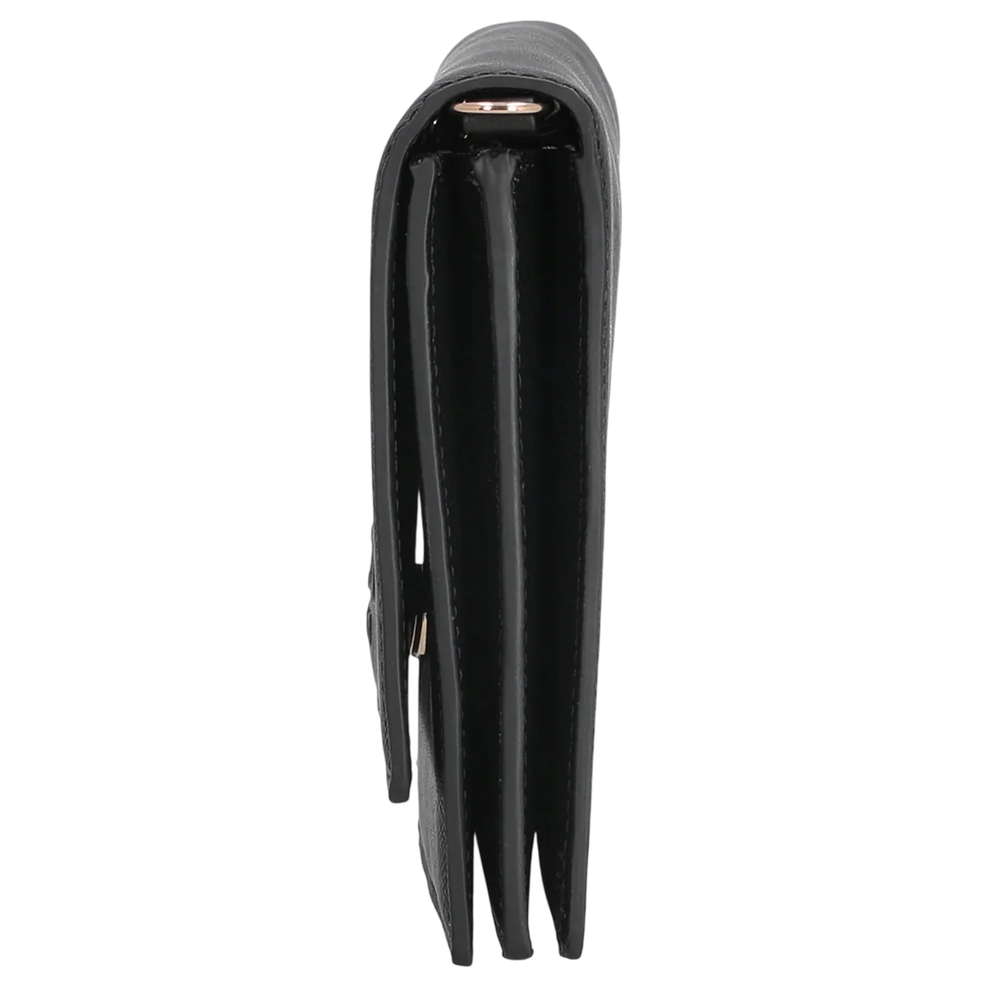 Borsa a tracolla Donna con catena Nero - Image 5