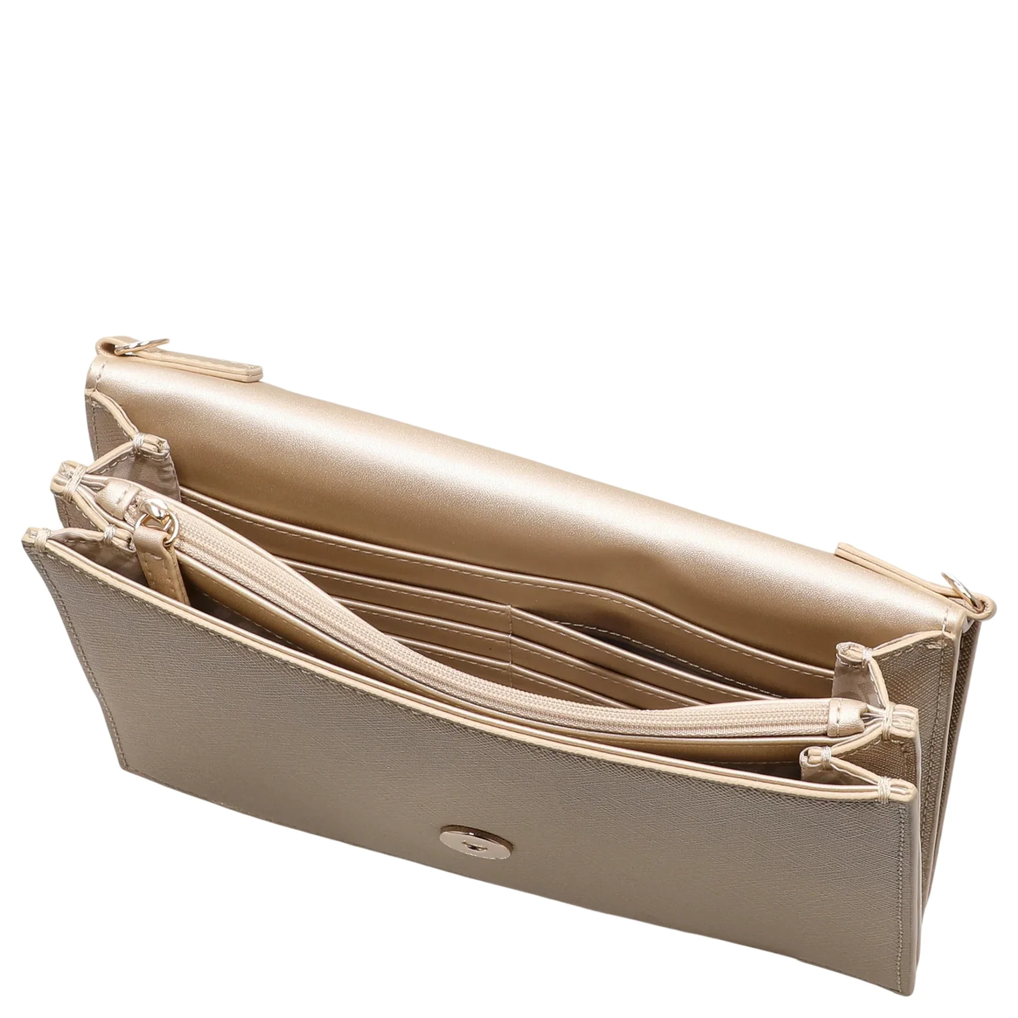 Borsa a tracolla Donna con catena Oro - Image 2