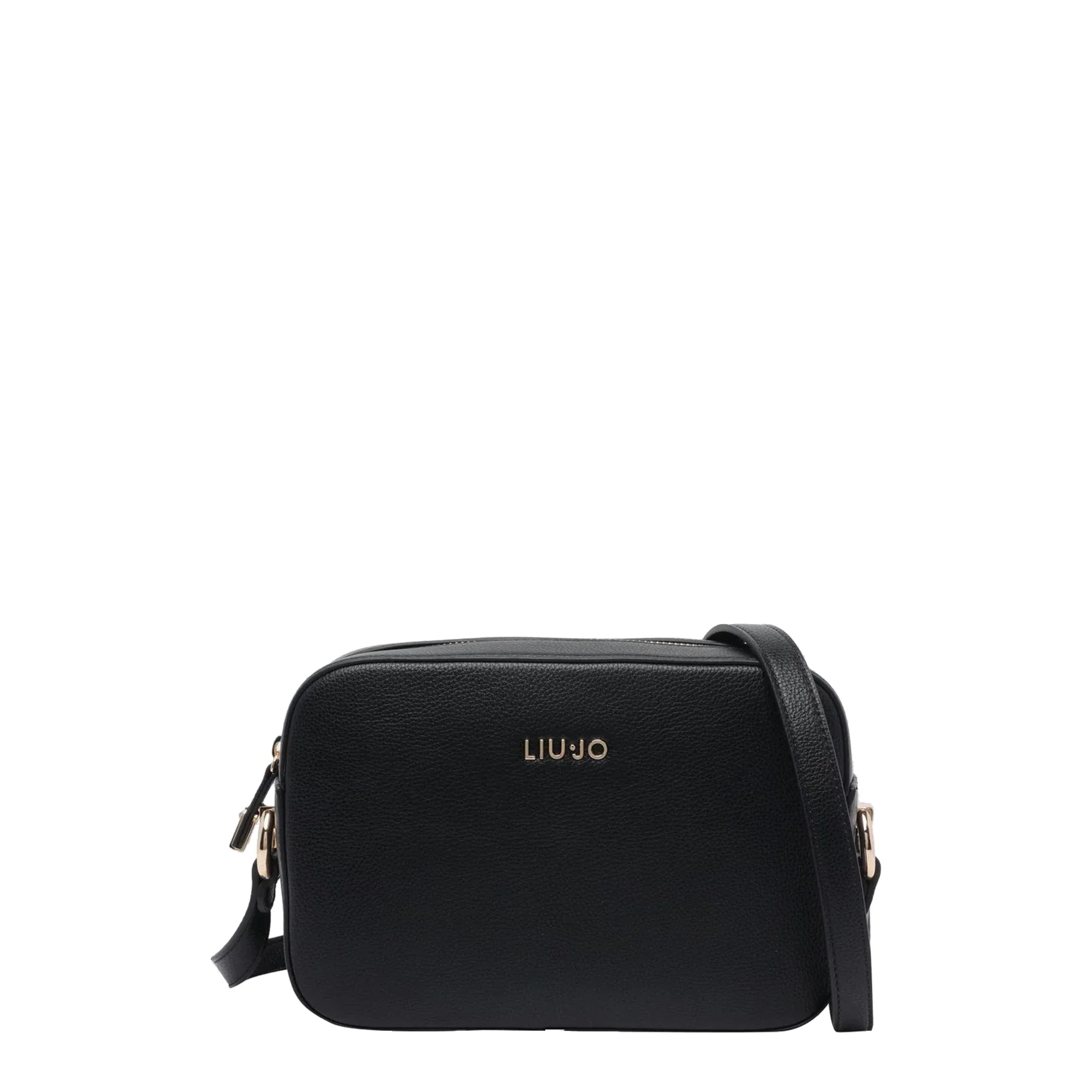 Borsa a tracolla Donna nera con logo frontale