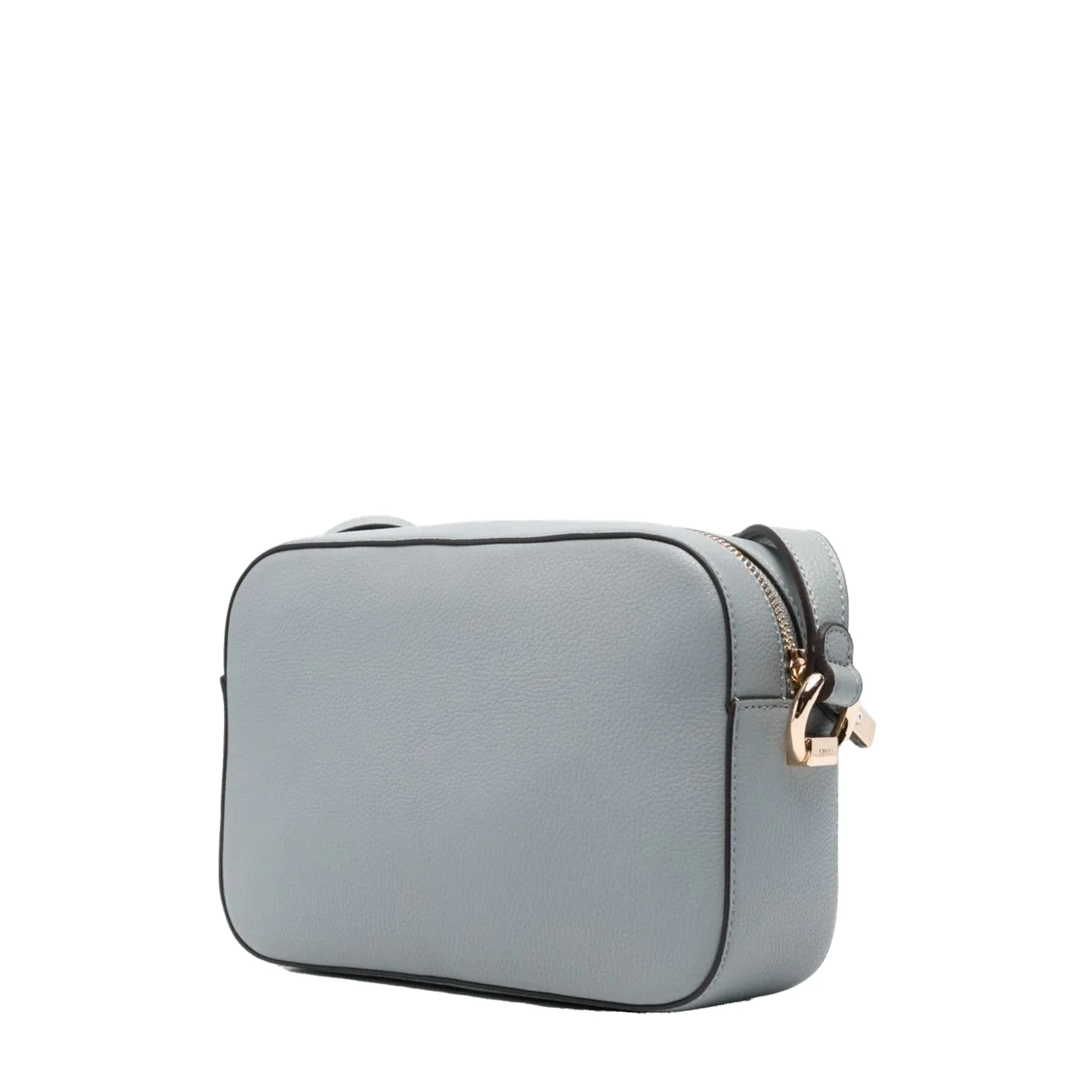 Borsa a tracolla Donna celeste con logo frontale - Image 2