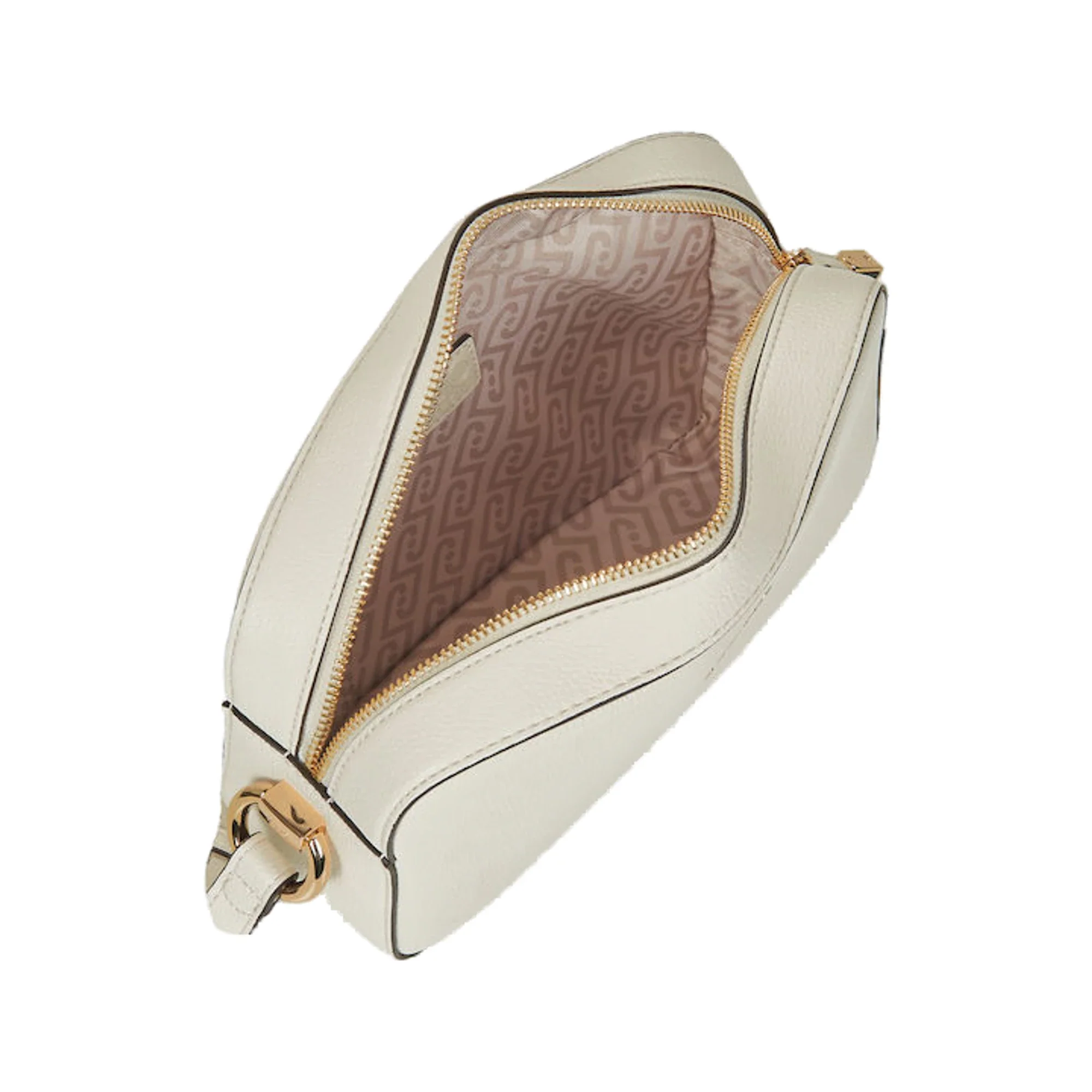 Borsa a tracolla Donna bianca con logo frontale - Image 2
