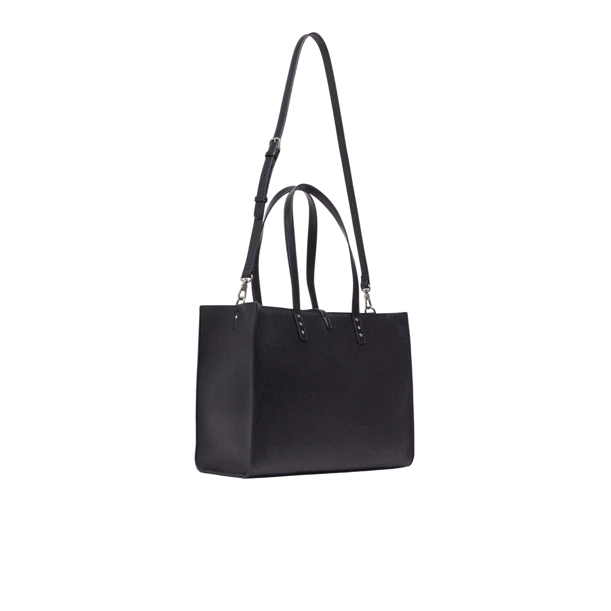 Borsa grande nera con borchie laterali - Image 3