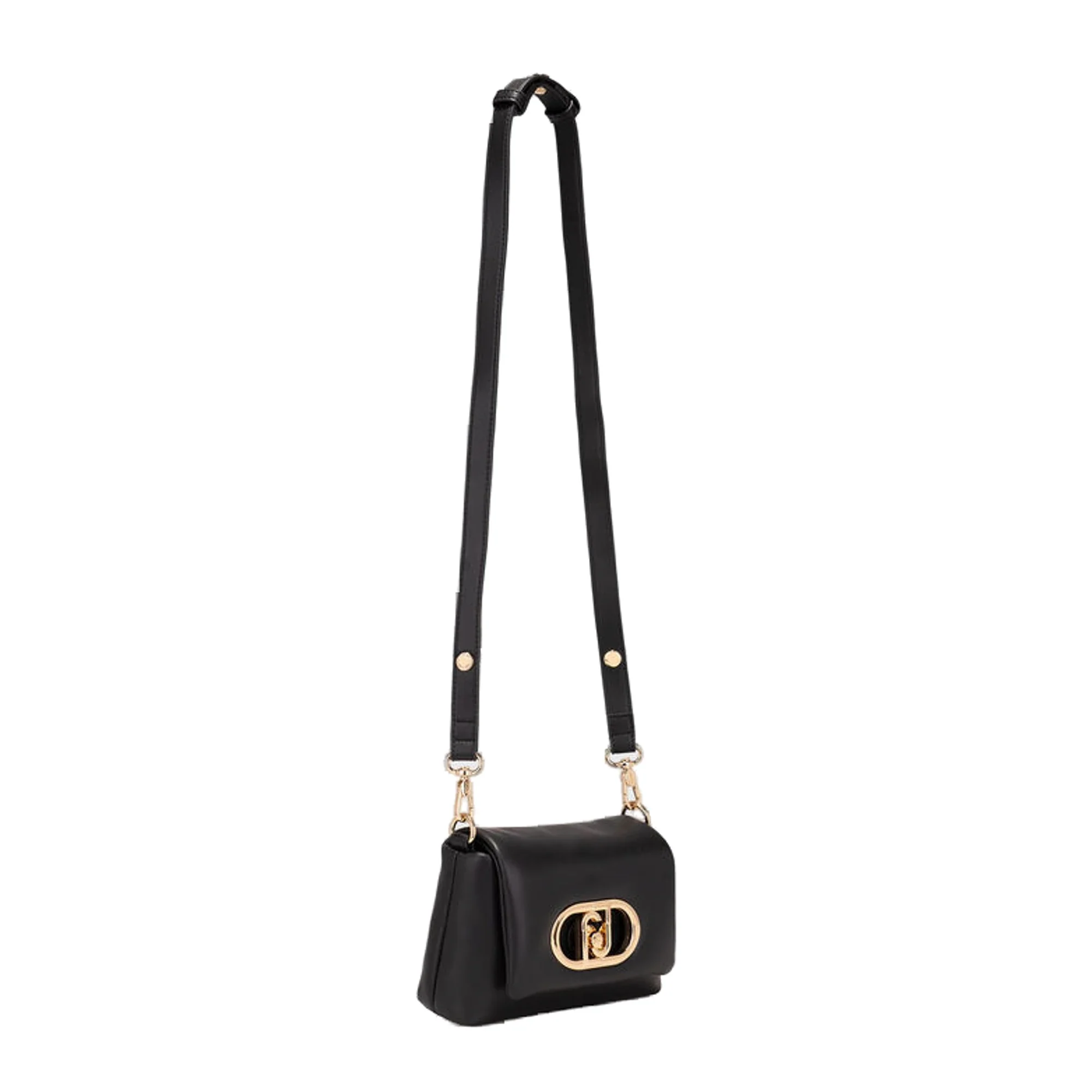 Borsa Donna LaPuffy piccola con catena Nero - Image 2