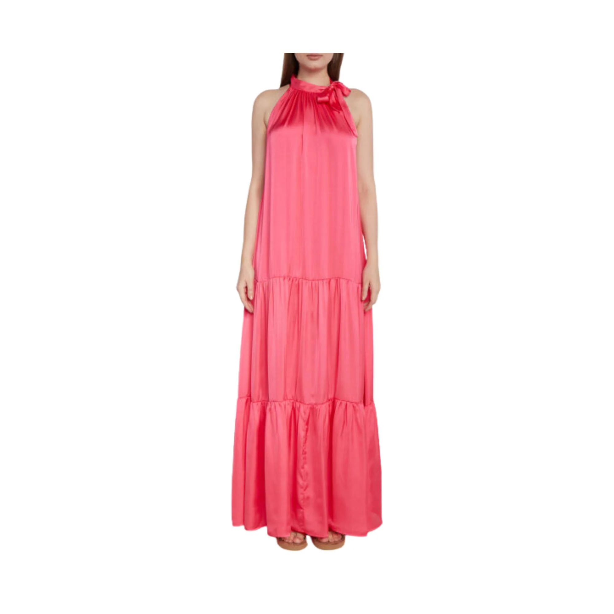 Abito Donna con scollo con fiocco