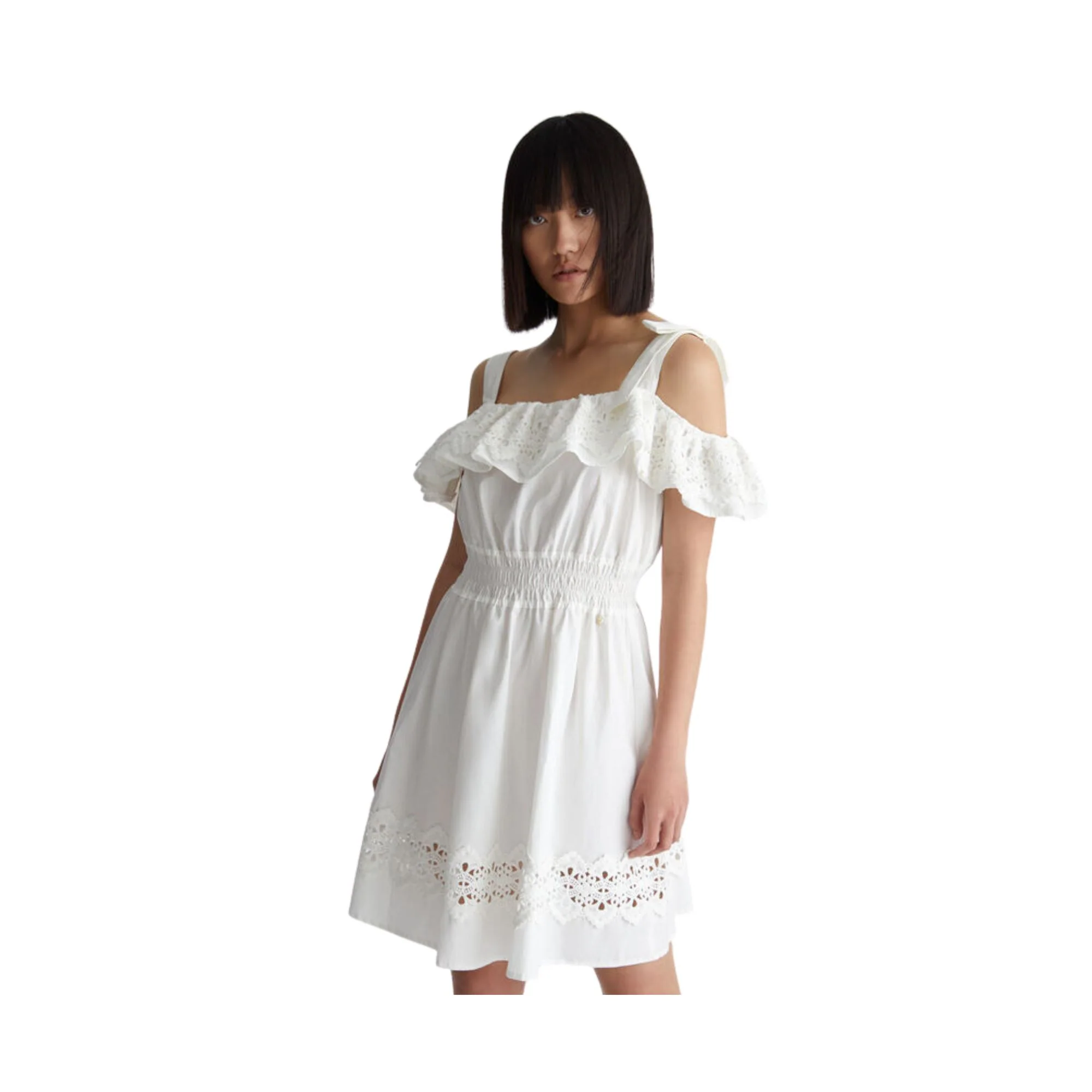 Abito Donna con inserto in pizzo - Image 2