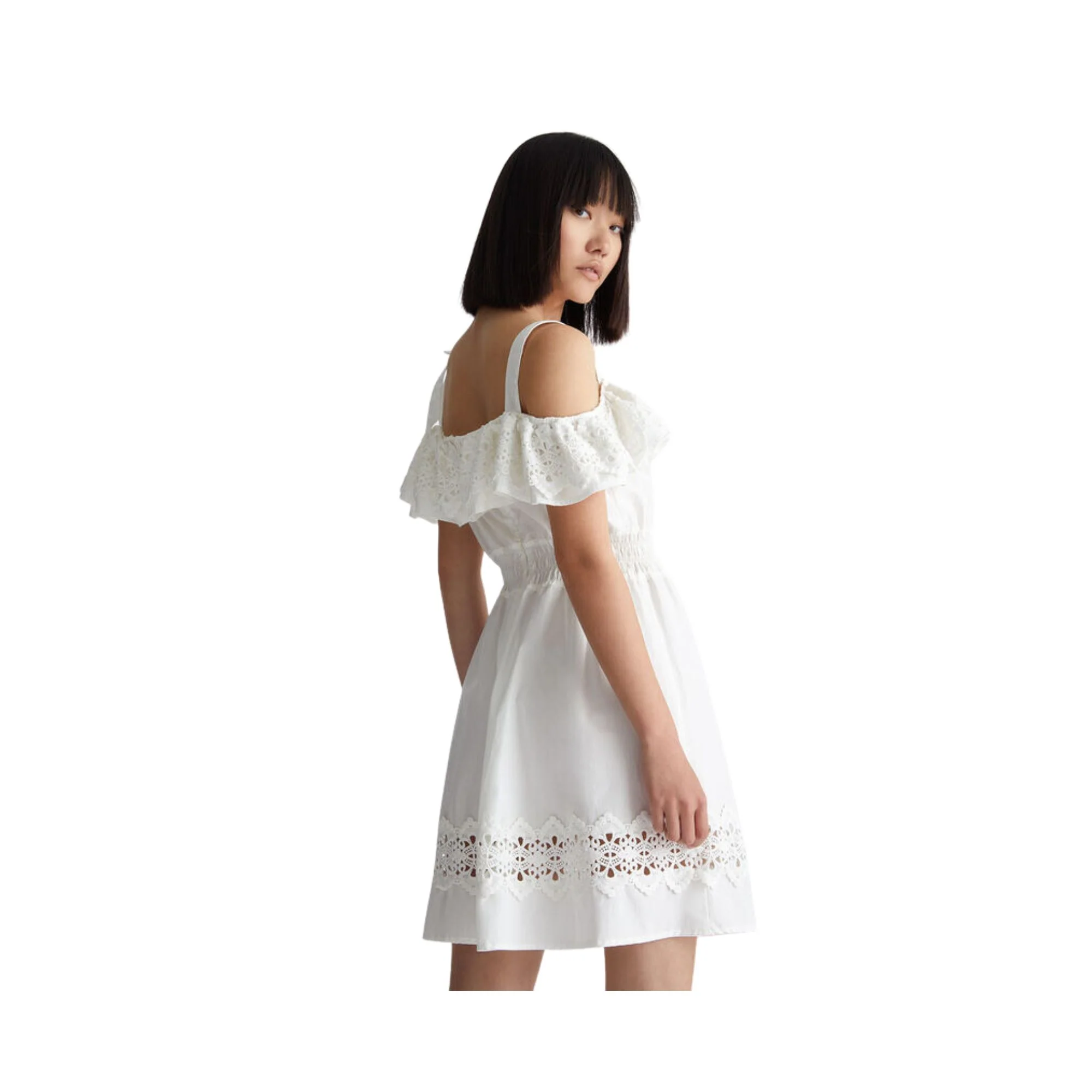 Abito Donna con inserto in pizzo - Image 3