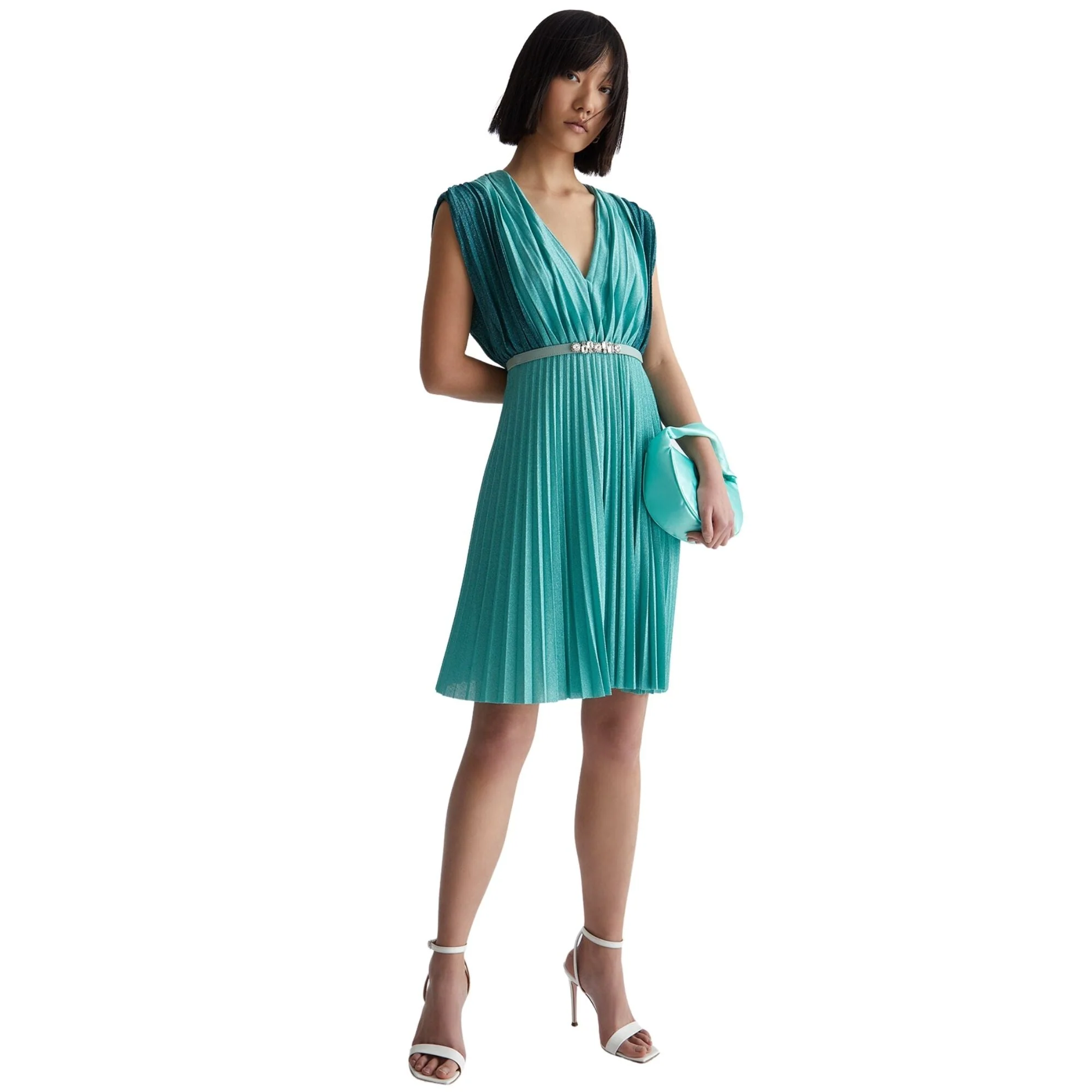 Vestito Donna plissé in lurex - Image 10