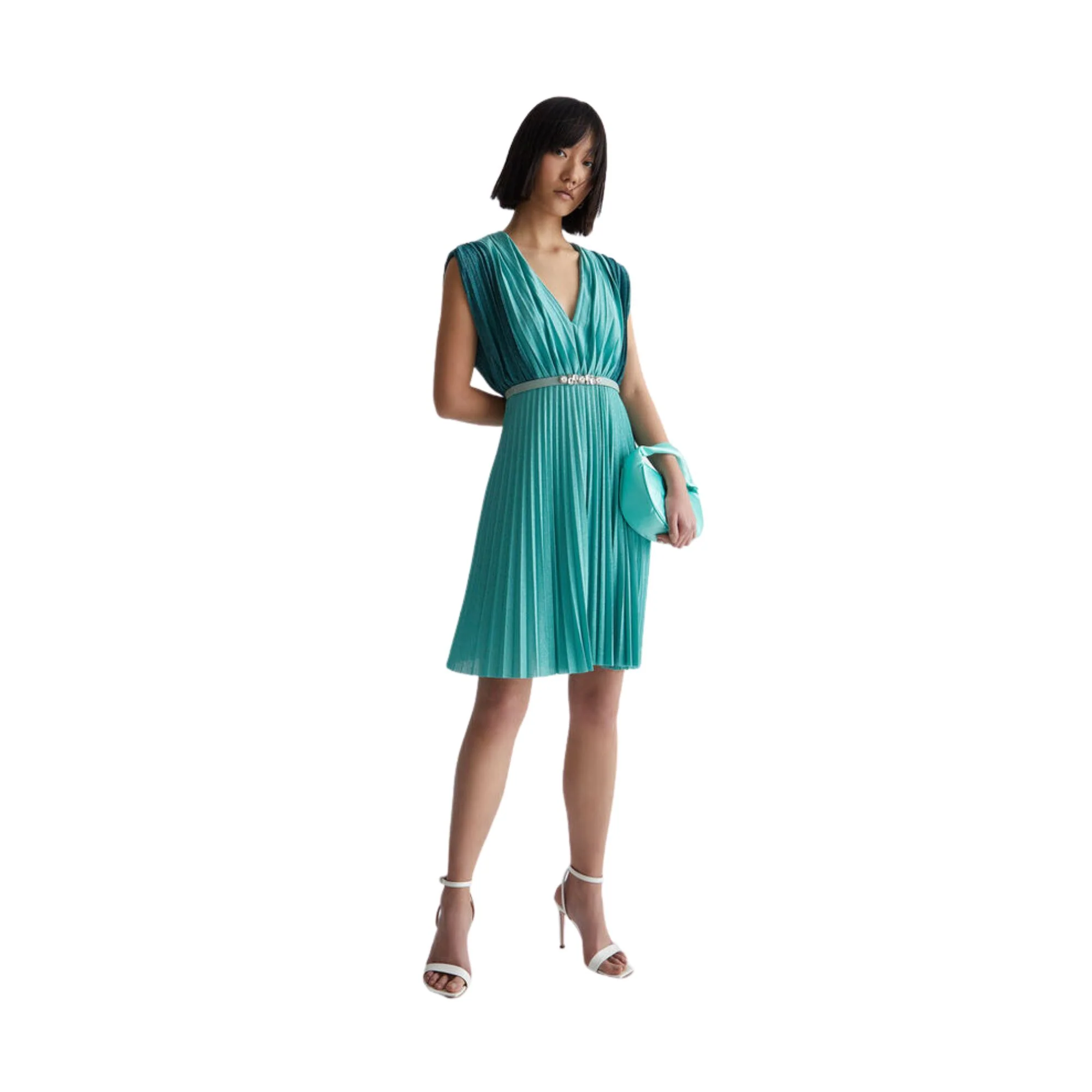 Vestito Donna plissé in lurex - Image 5