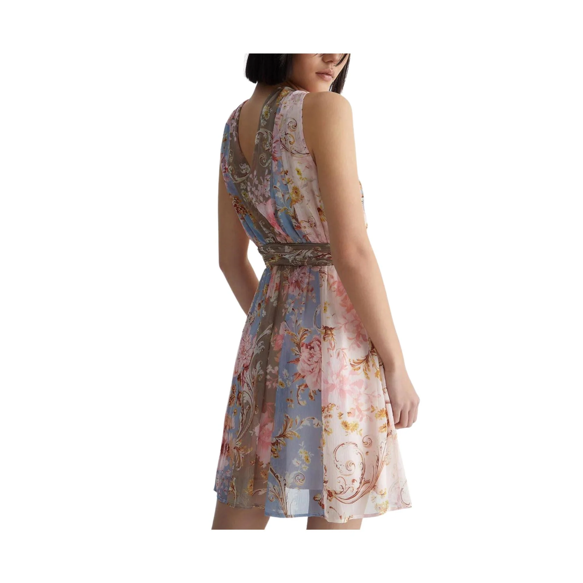 Abito Donna con nodo e stampa floreale - Image 8