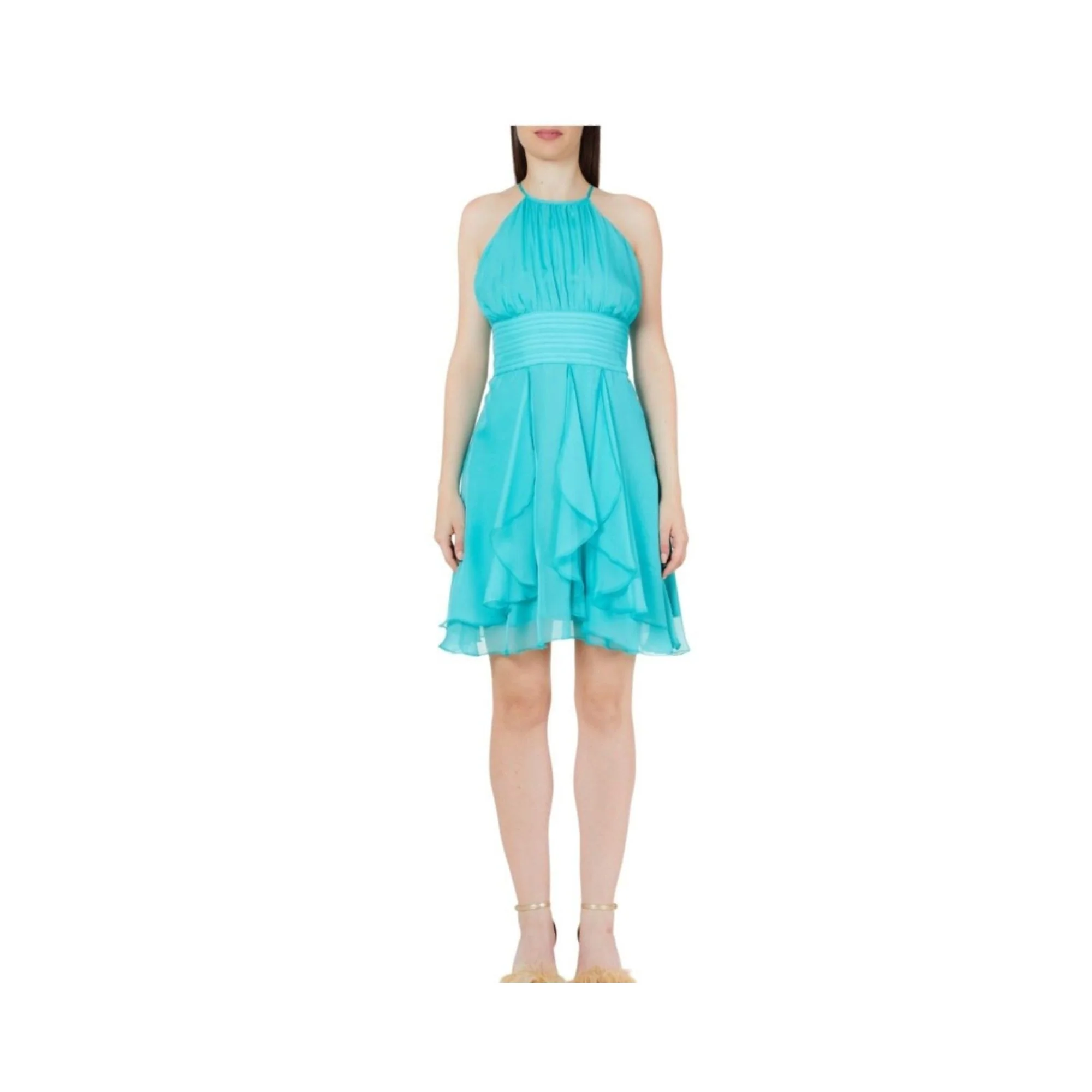 Abito Donna con scollo all'americana