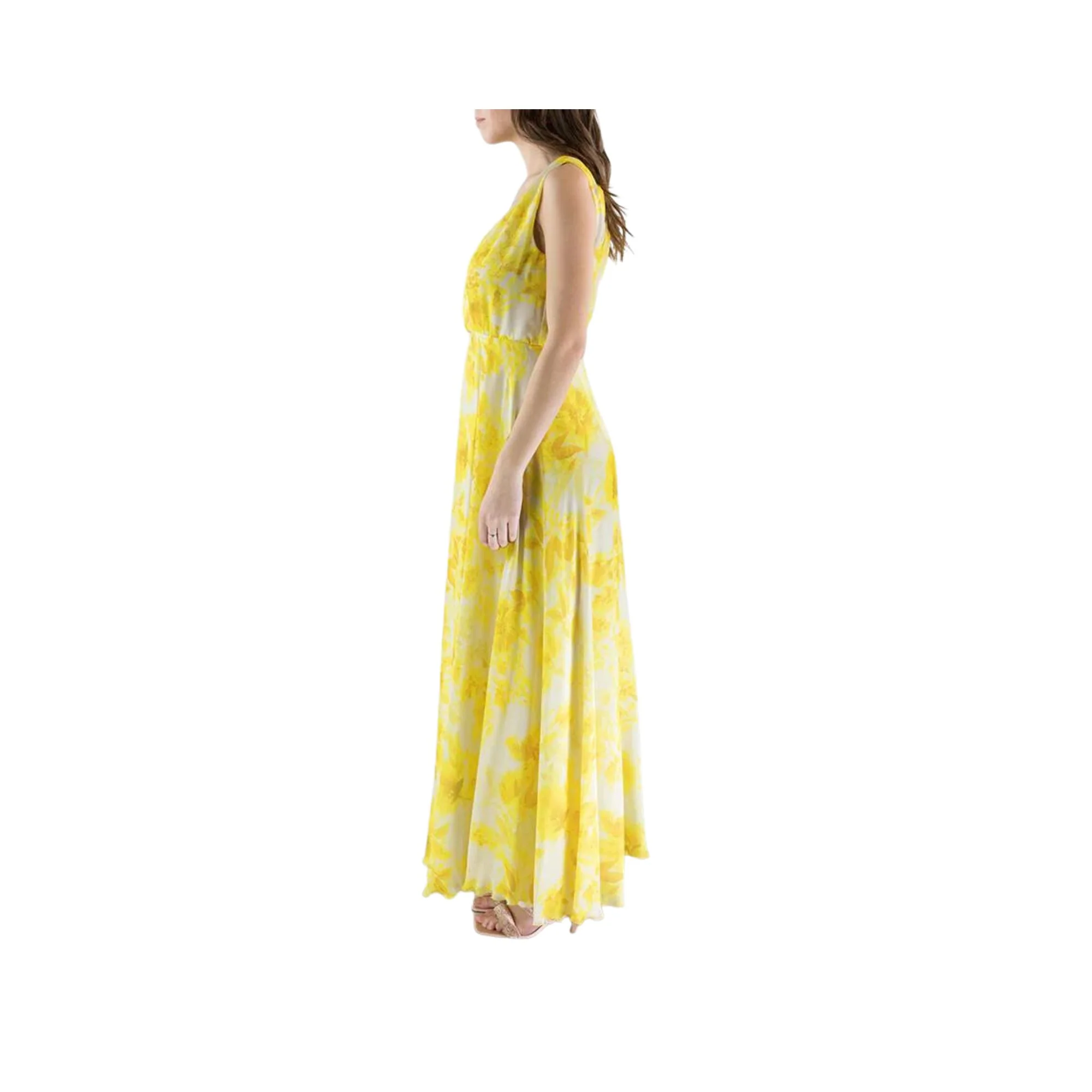 Abito Donna lungo con fantasia floreale - Image 2