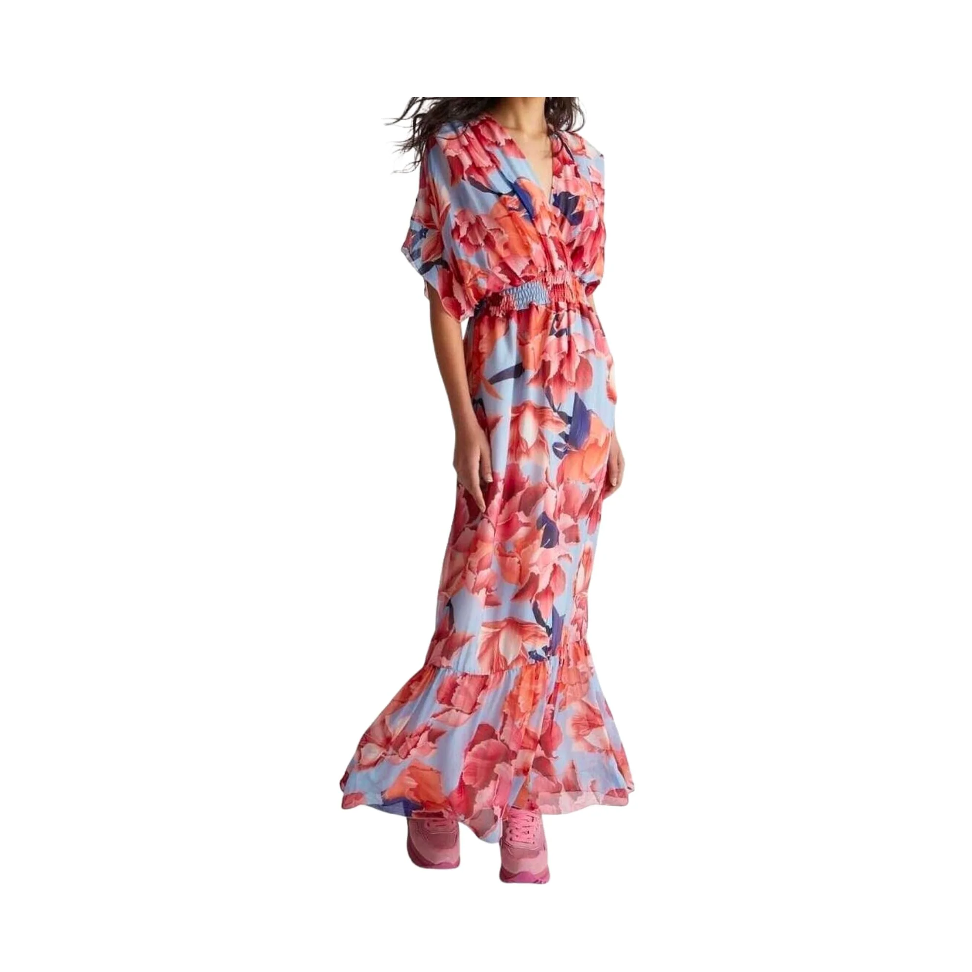 Abito Donna lungo con stampa floreale