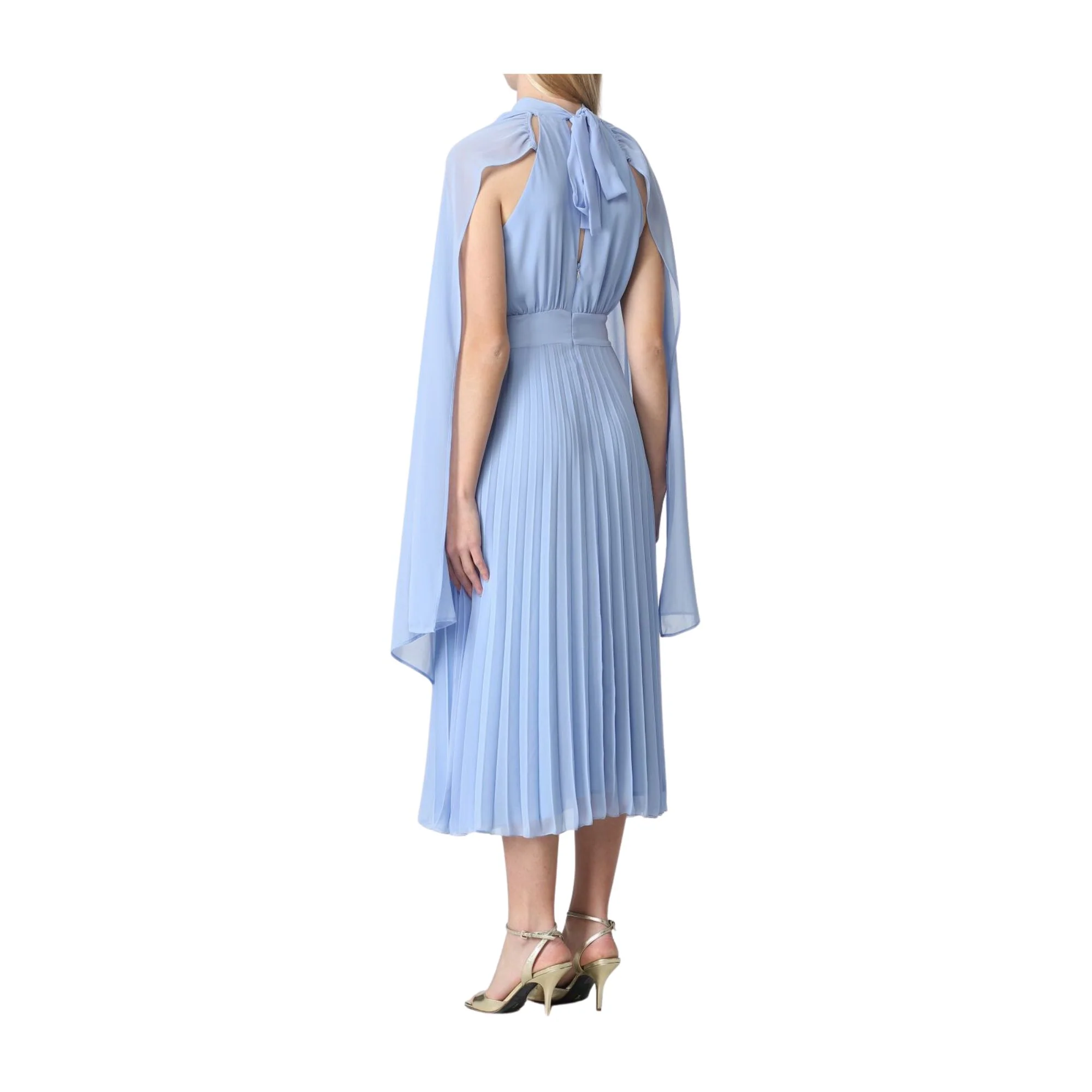 Abito Donna cerimonia con foulard staccabile - Image 2