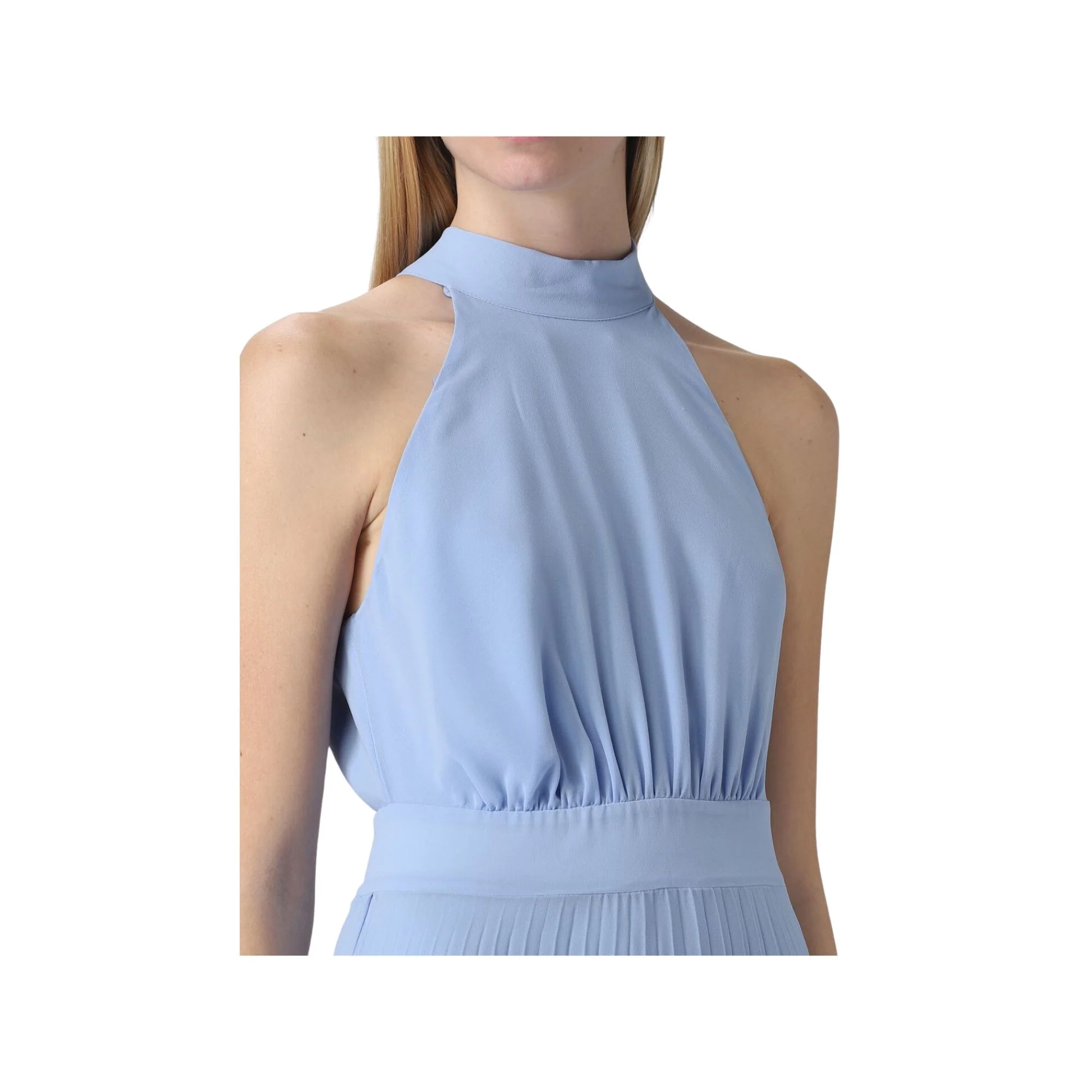 Abito Donna cerimonia con foulard staccabile - Image 3
