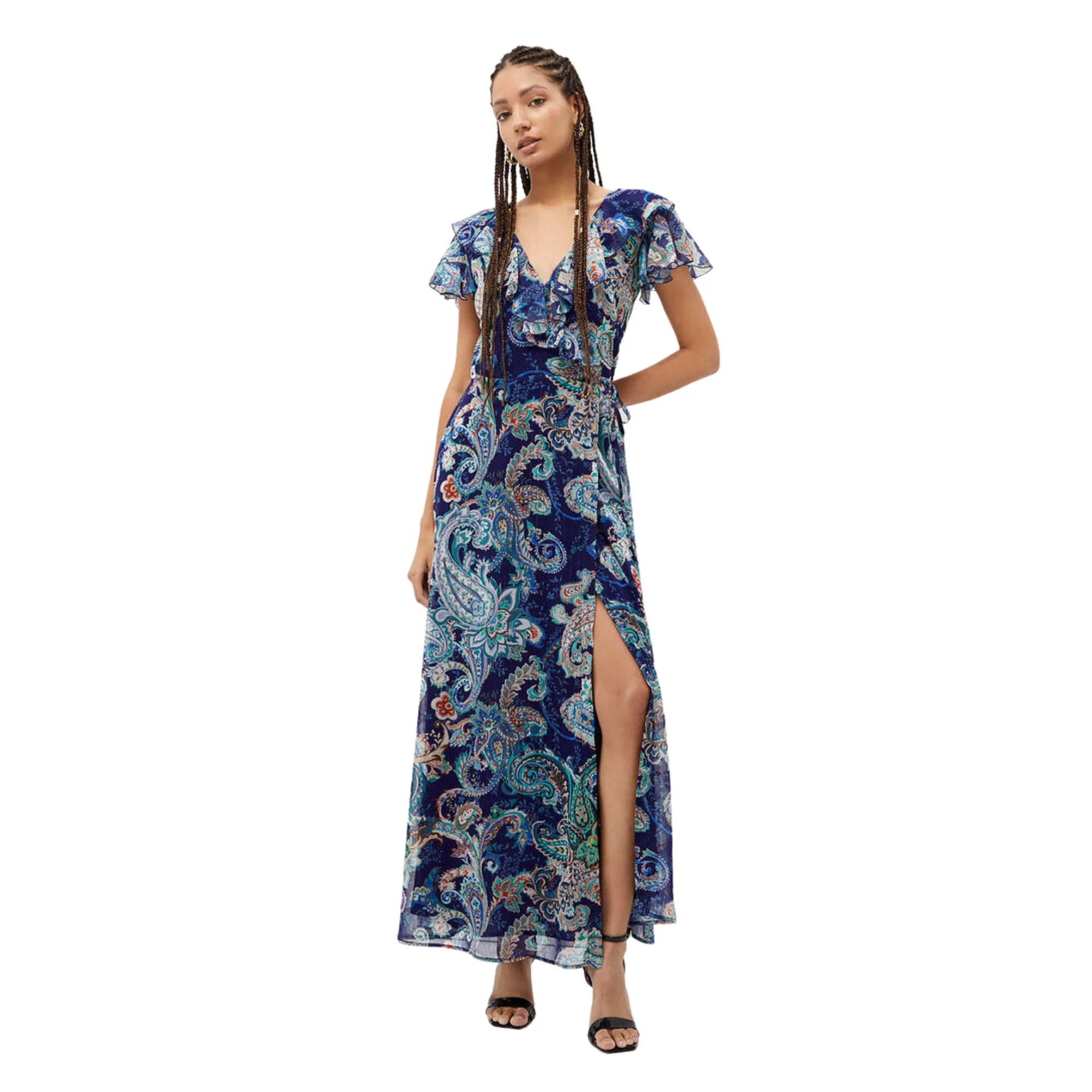 Abito Donna lungo con fantasia paisley - Image 2