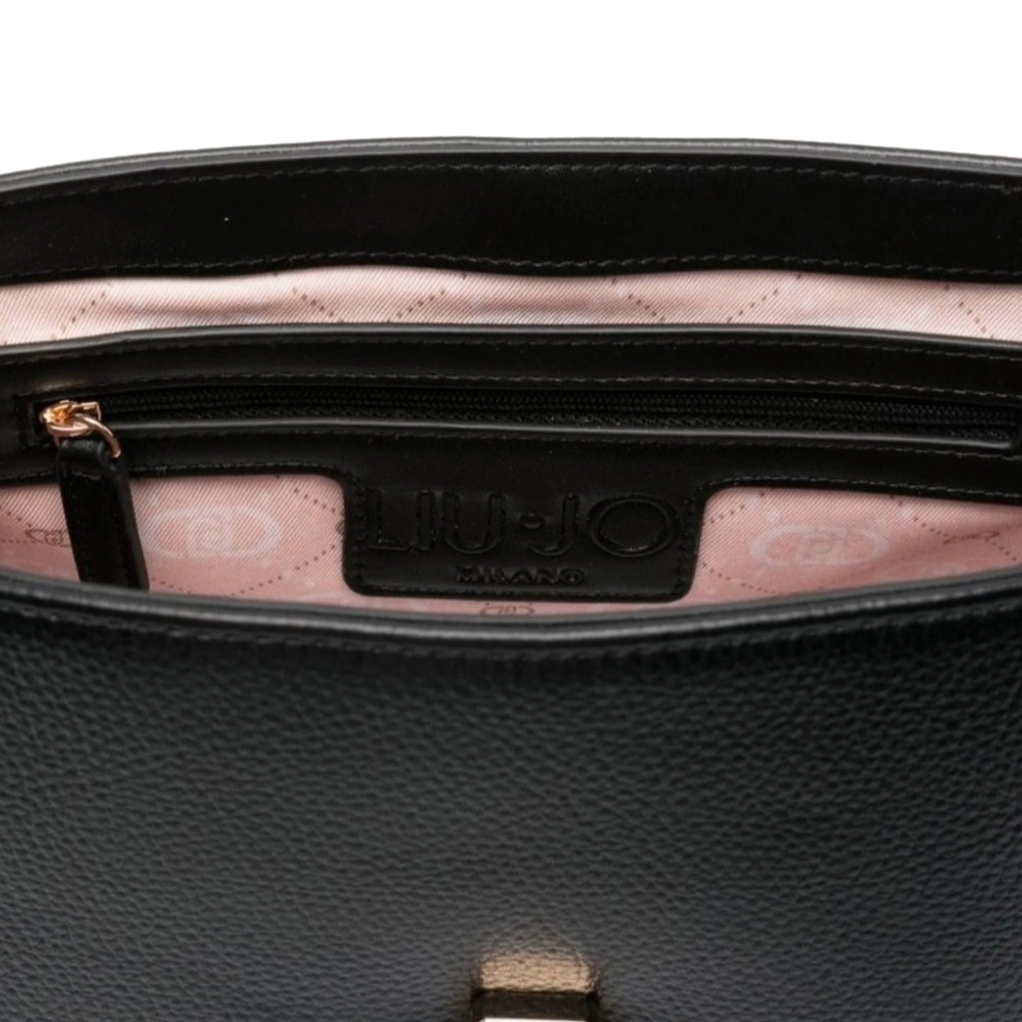 Borsa Donna a mano tinta unita nera - Image 3