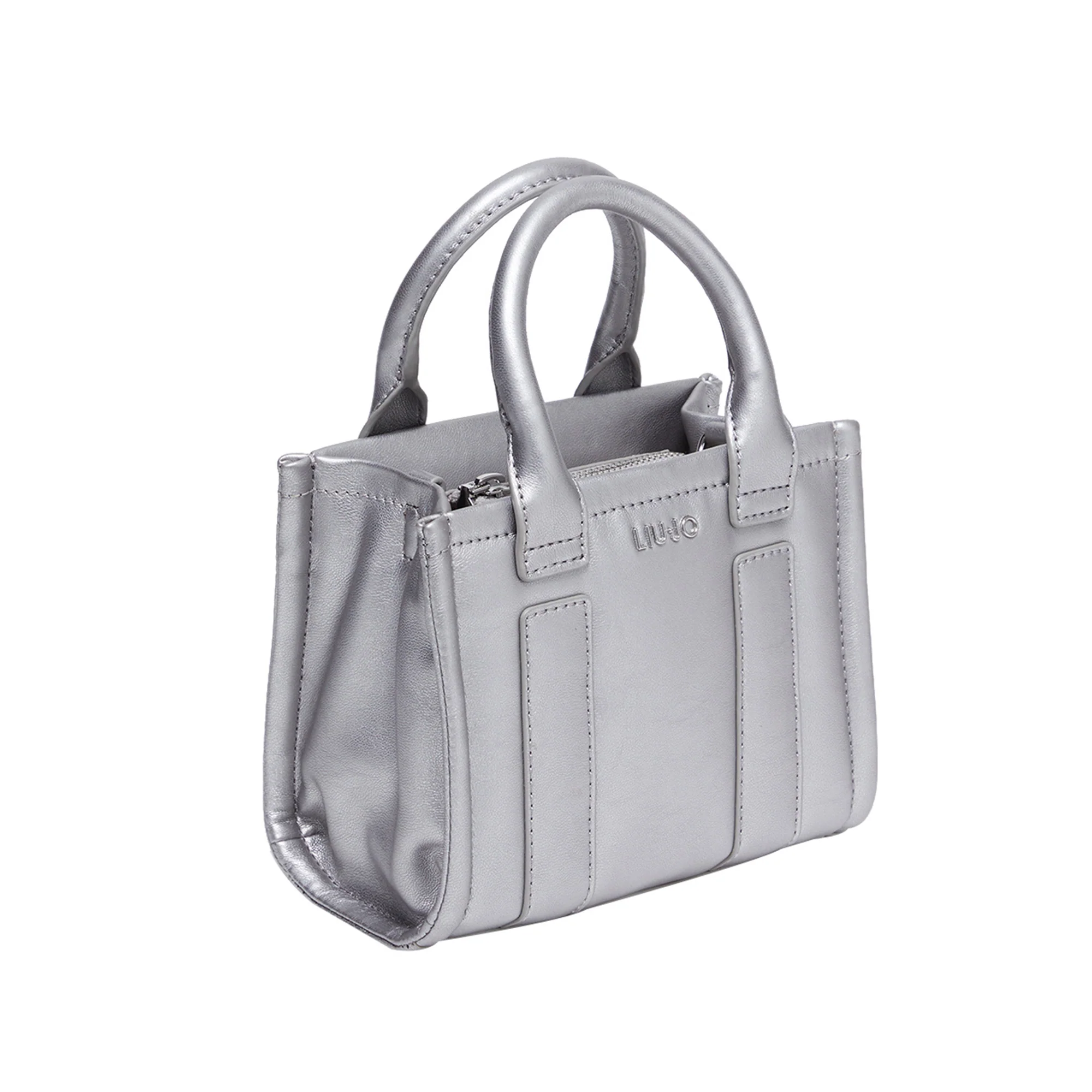 Borsa Donna con tracolla logata Grigia - Image 2