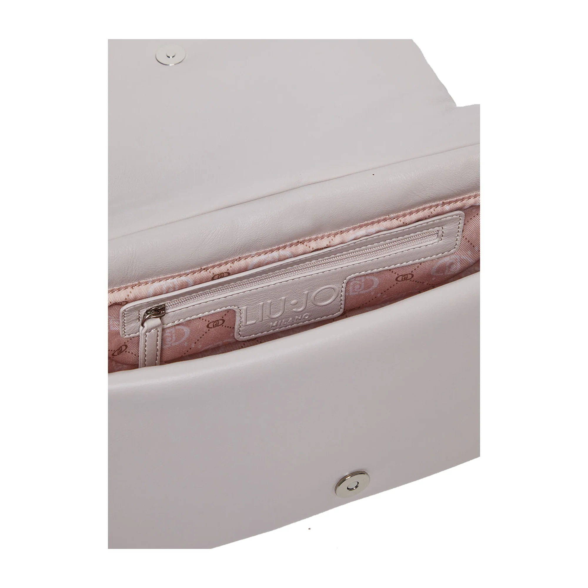 Borsa a Tracolla Donna glossy matelassé bianco - Image 3