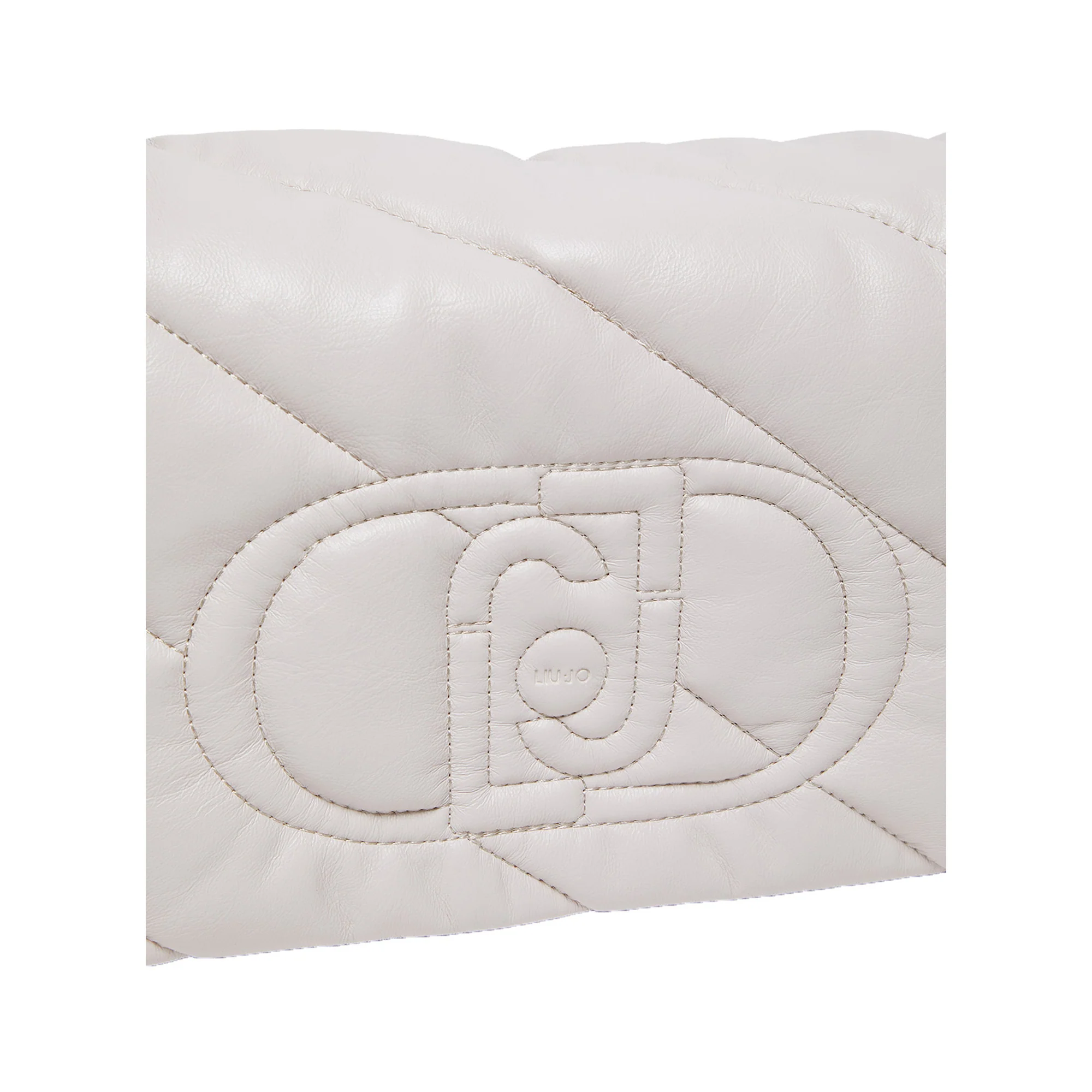 Borsa a Tracolla Donna glossy matelassé bianco - Image 6