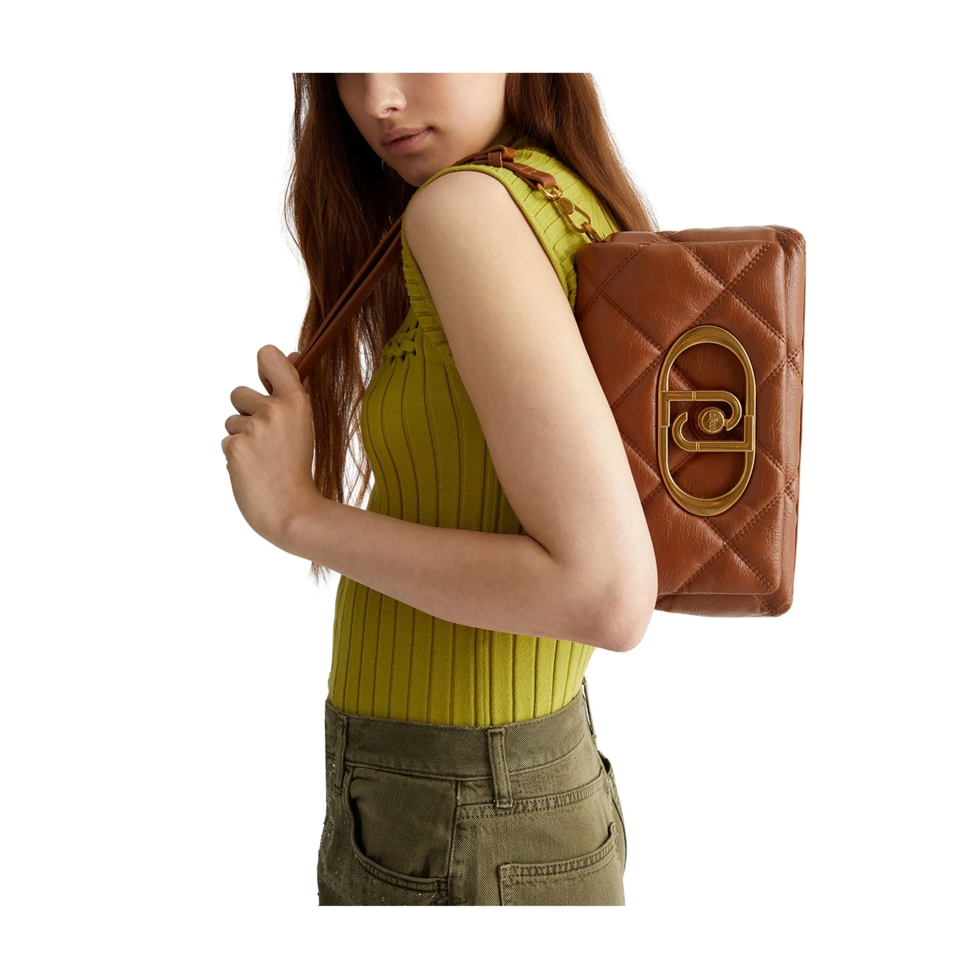 Borsa Donna grande LaPuffy marrone - Image 5