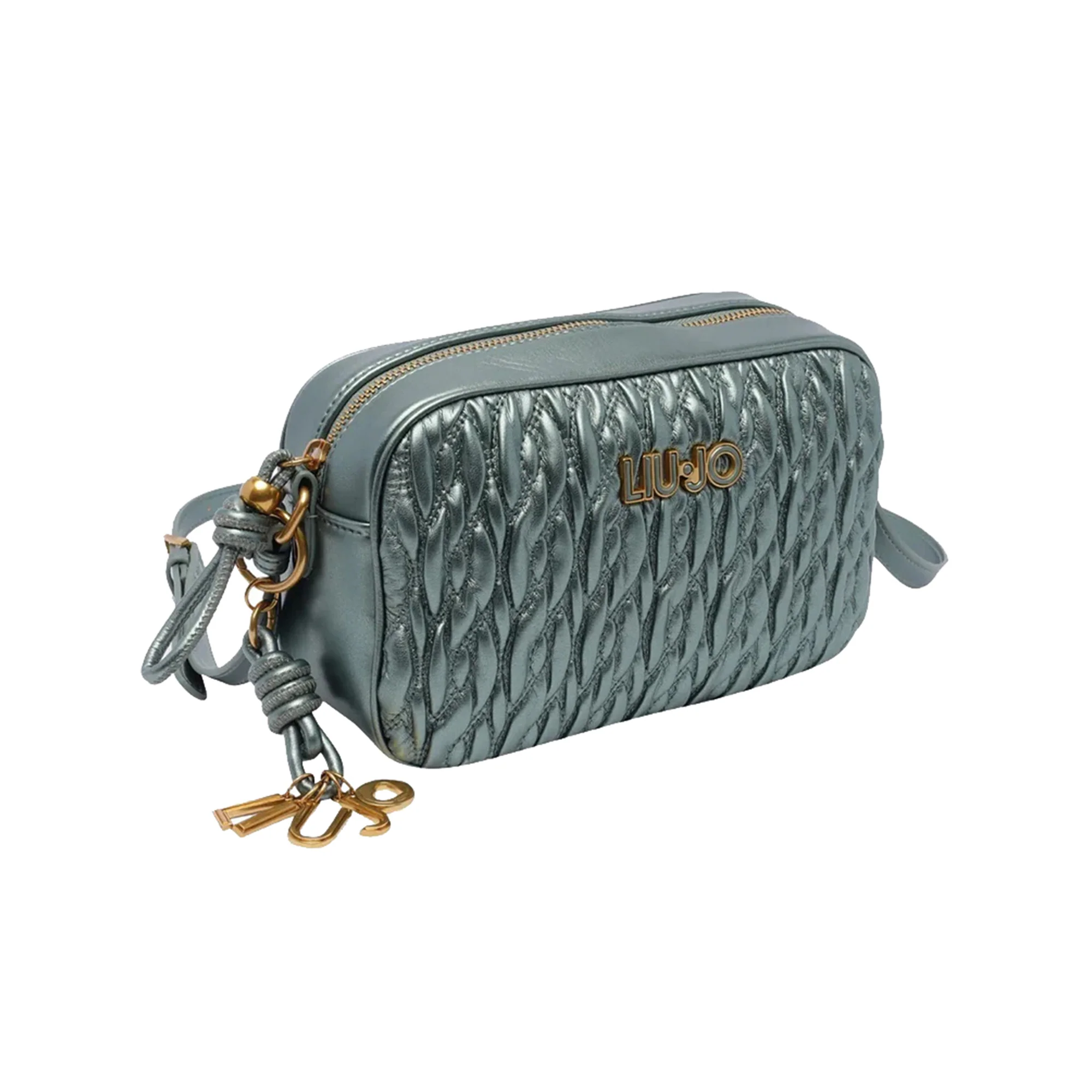 Borsa a tracolla Donna matelassé Verde acqua - Image 2