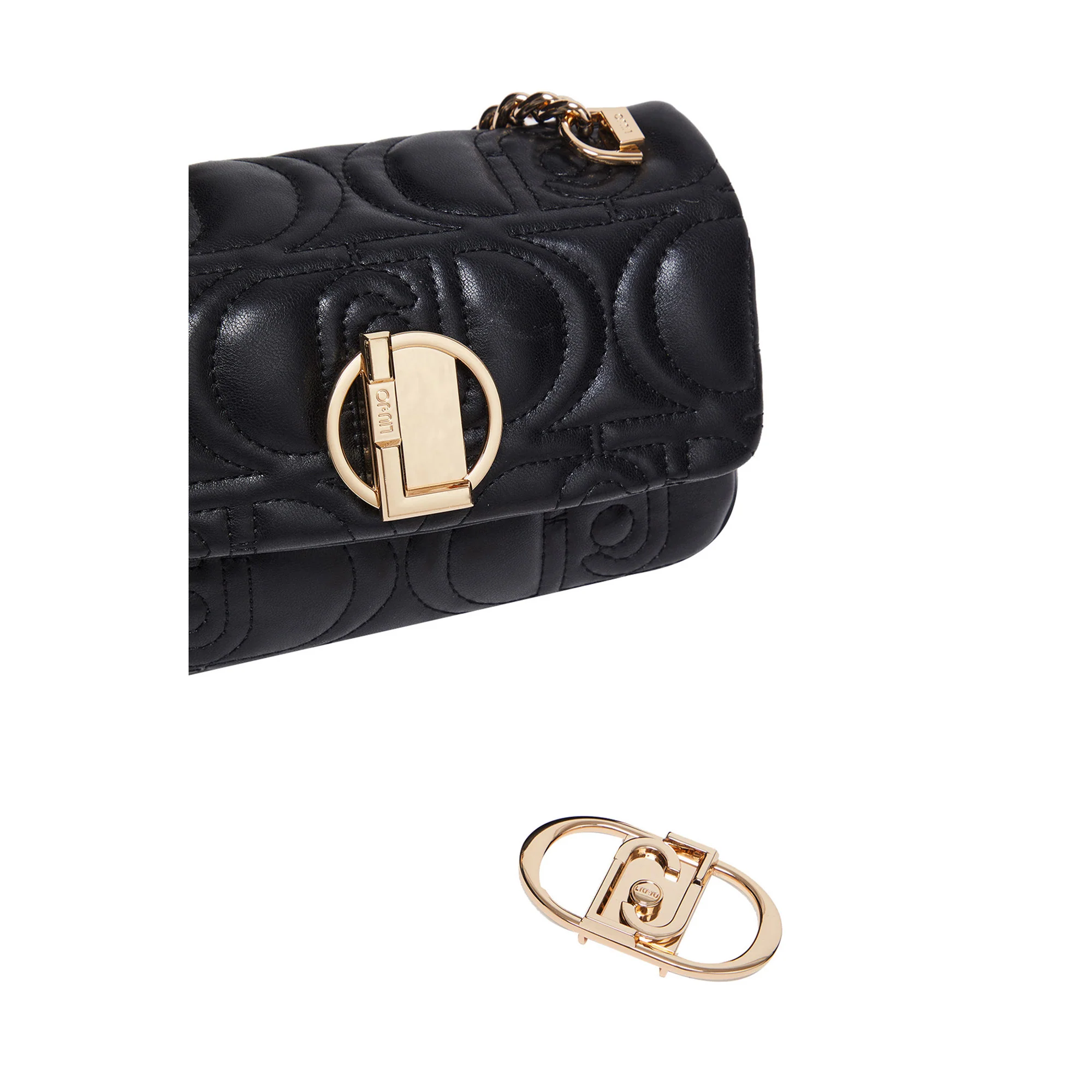 Borsa a spalla matelassé con logo Nera - Image 6