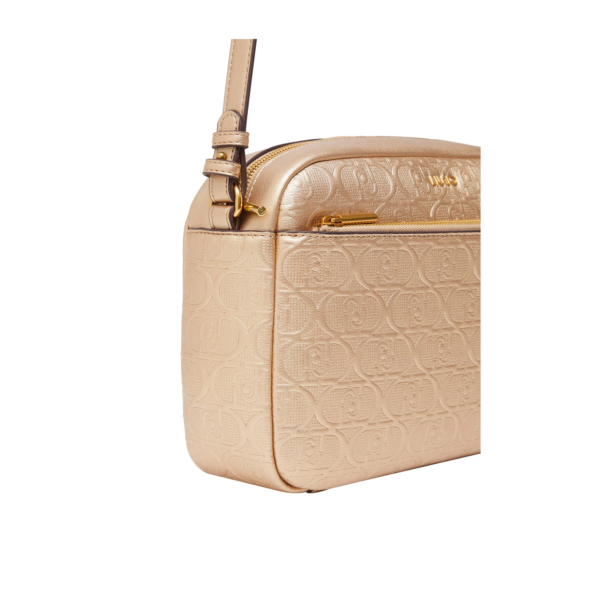 Borsa Donna con loghi in rilievo Oro - Image 3