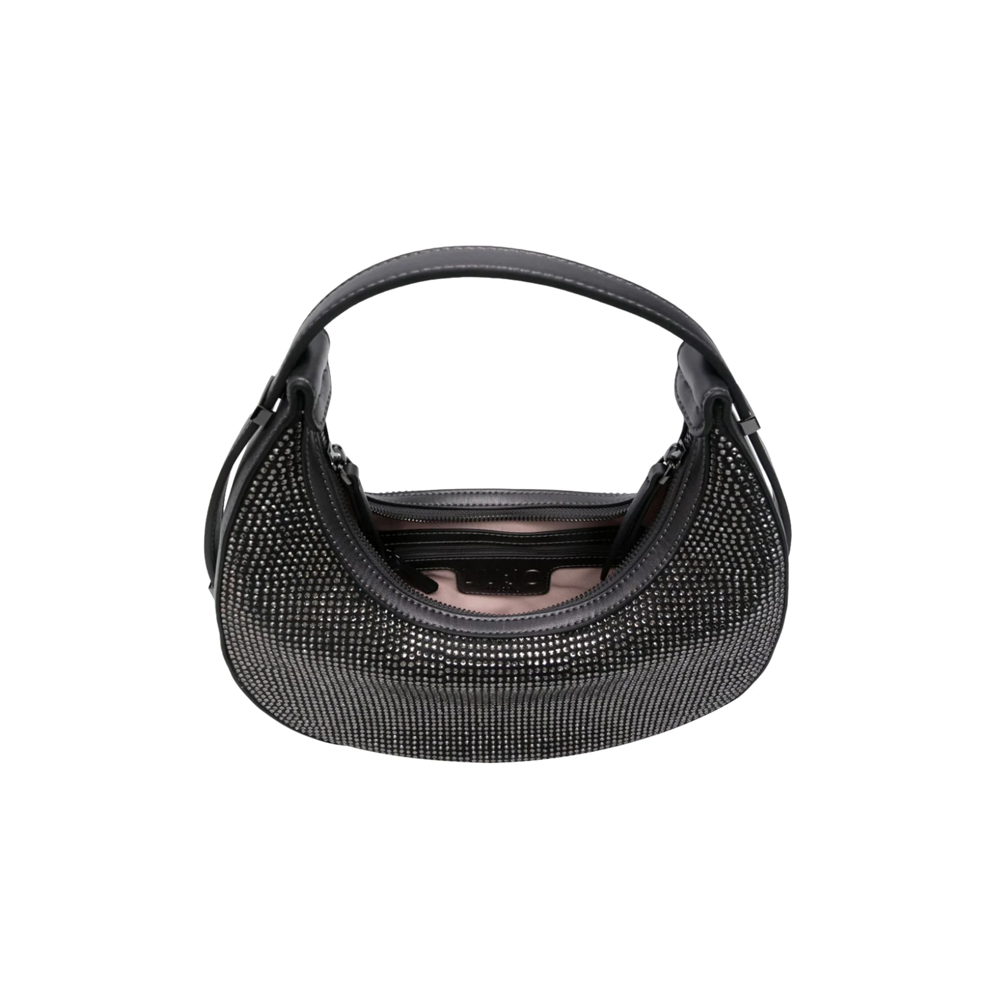 Borsa Donna a spalla con strass Grigio scuro - Image 2