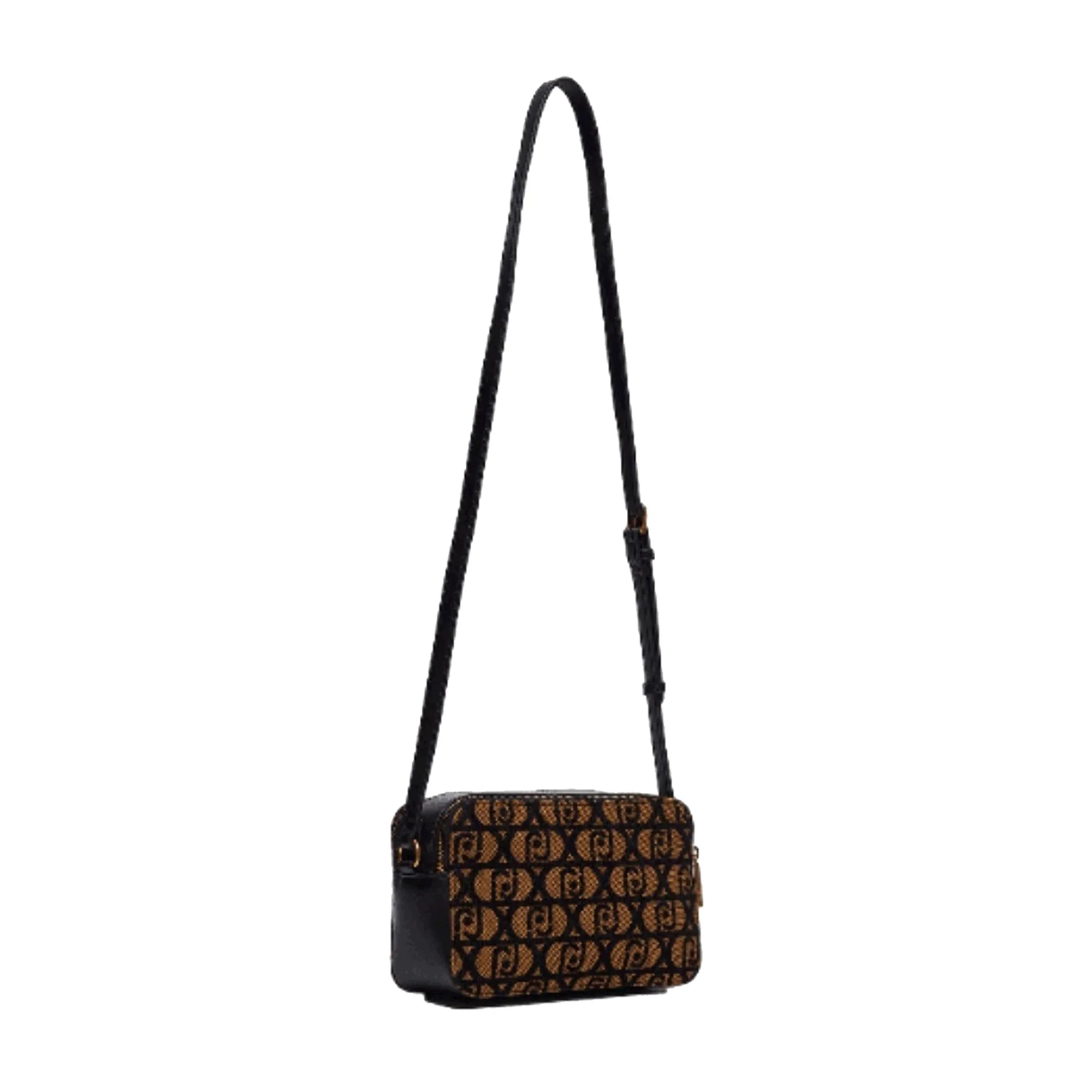 Borsa a tracolla Donna tessuto jacquard marrone - Image 2