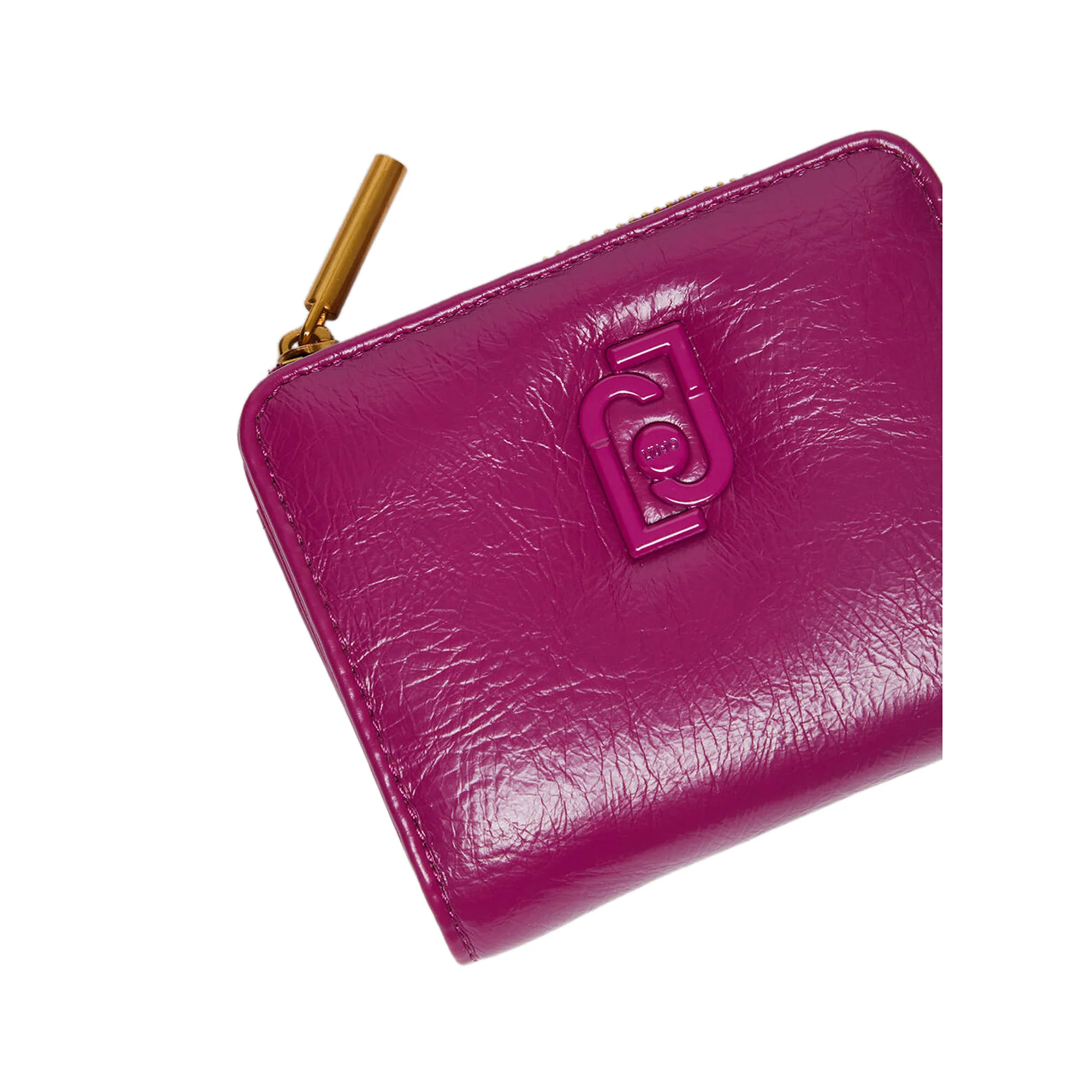 Portafoglio Donna piccolo glossy fucsia - Image 3