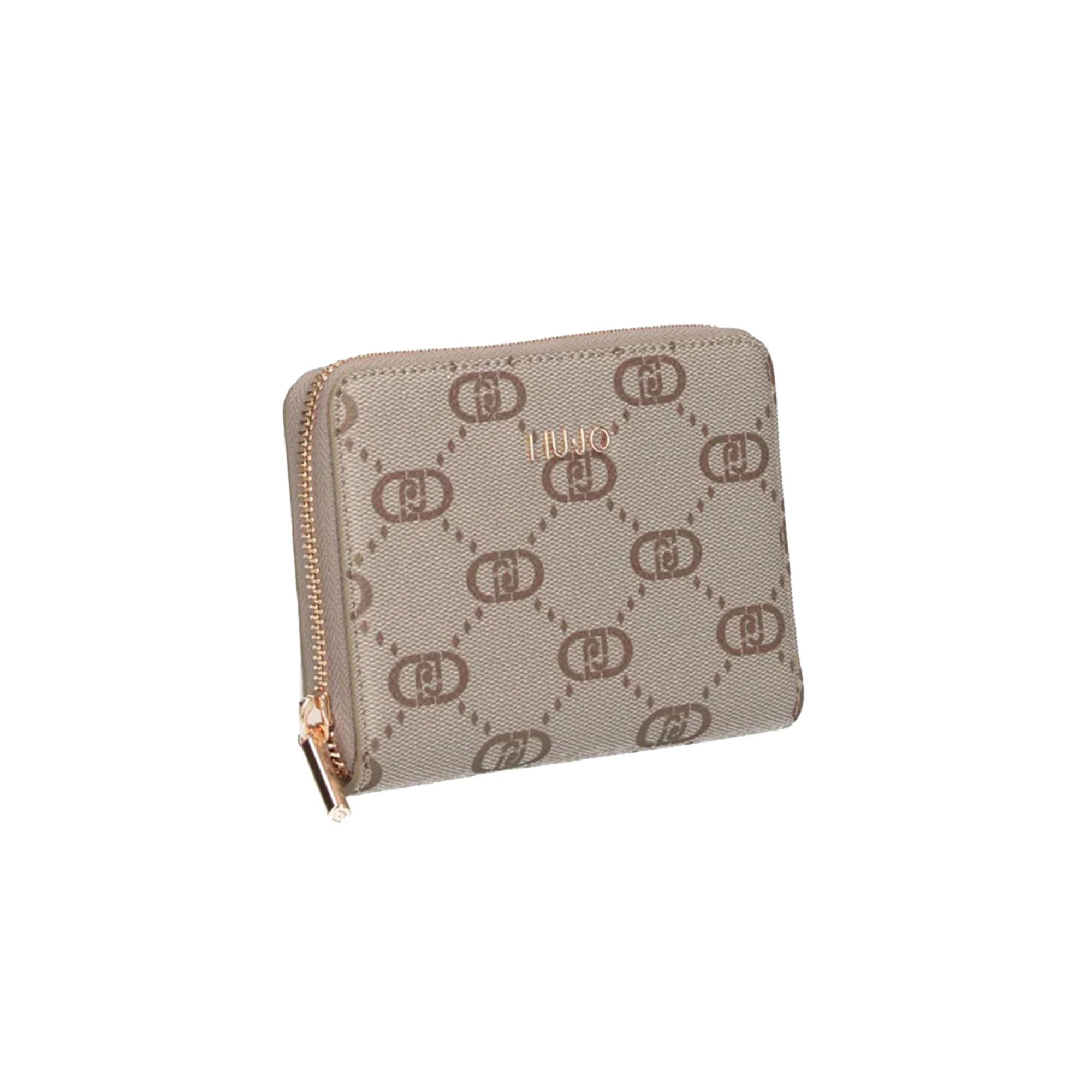 Portafoglio Donna in ecopelle monogram beige - Image 2
