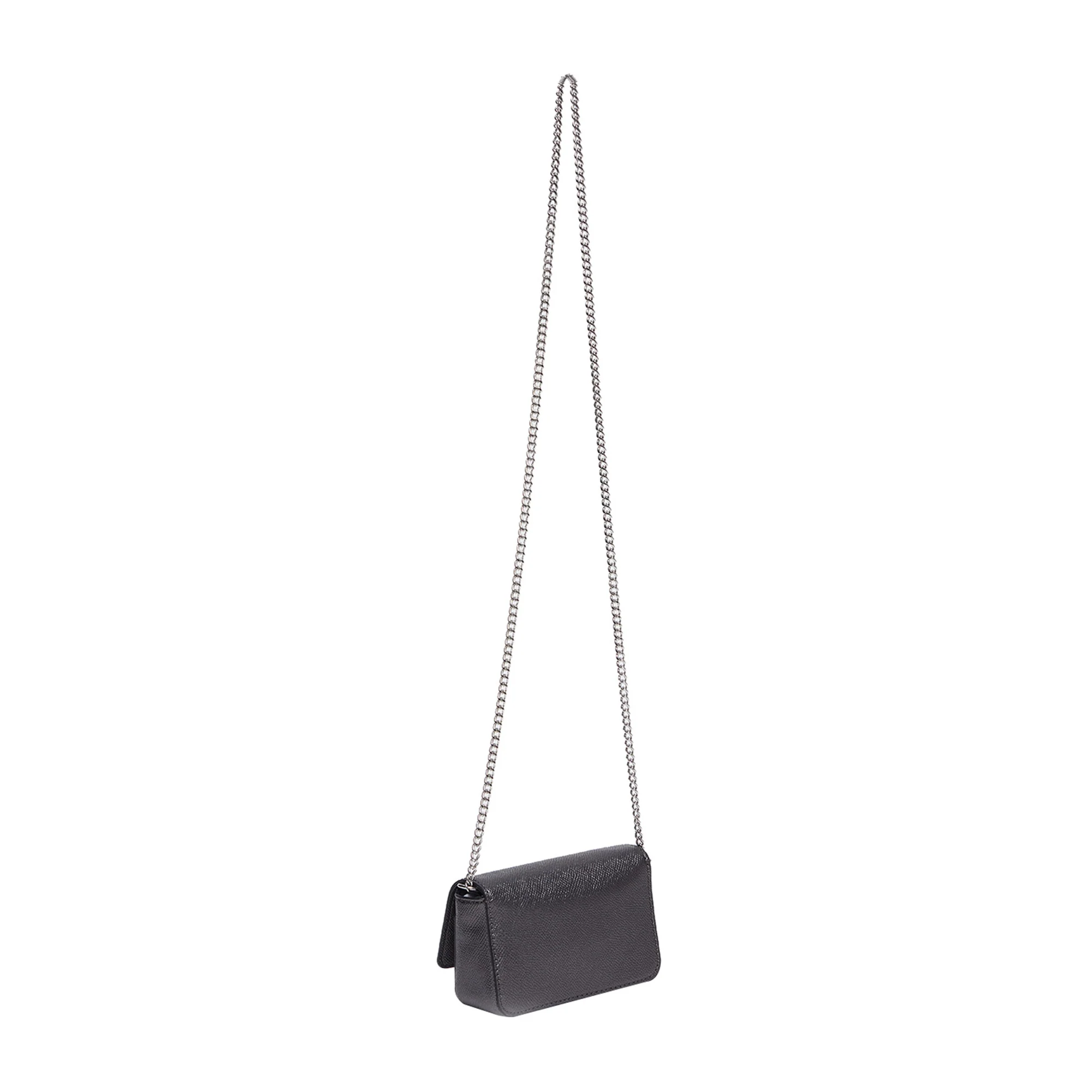 Borsa a tracolla Donna con catena Grigio - Image 2
