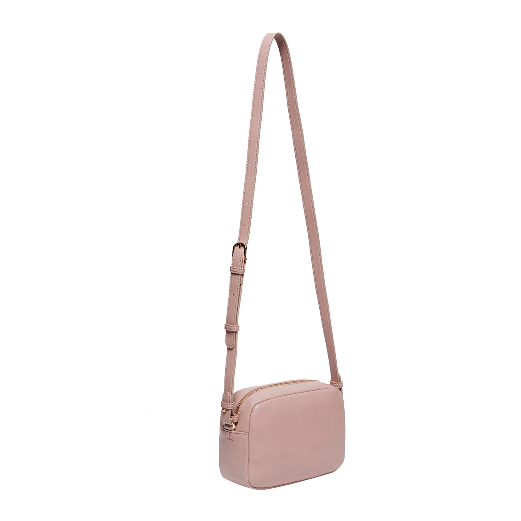 Borsa mini a tracolla Donna in tinta unita rosa - Image 2