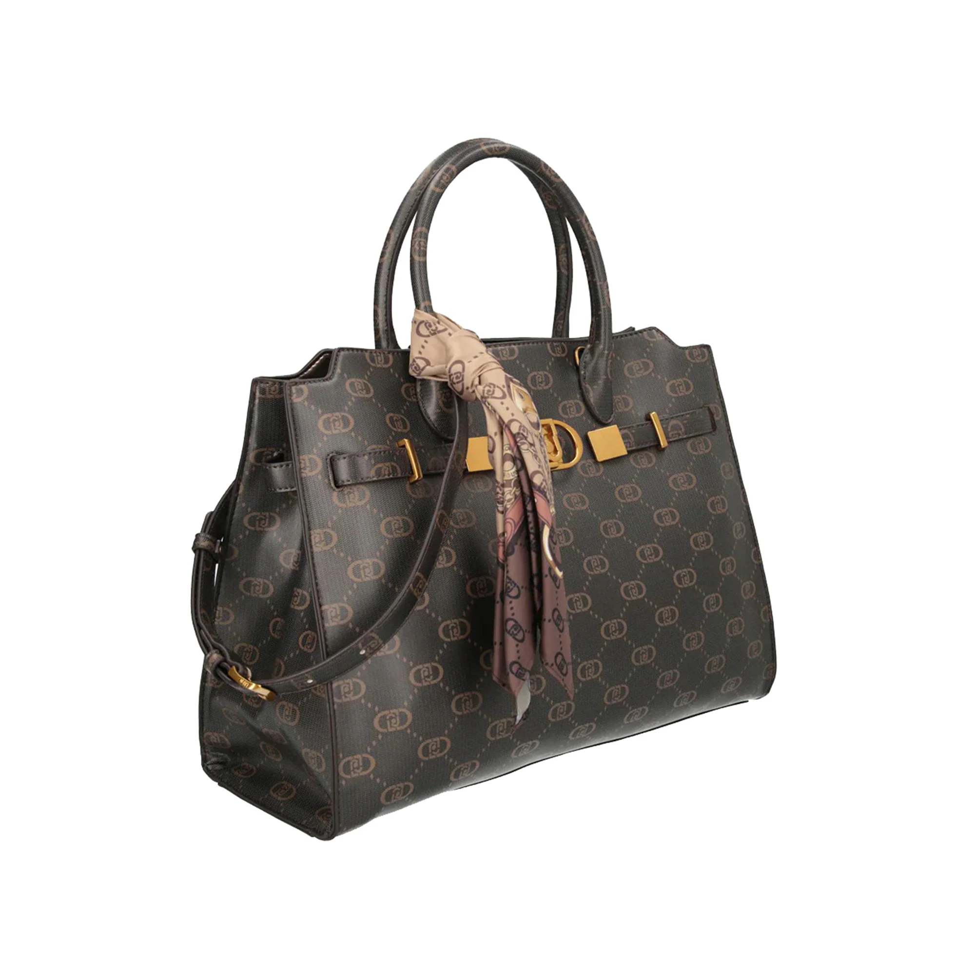 Borsa Donna con foulard removibile e logo all over - Image 2
